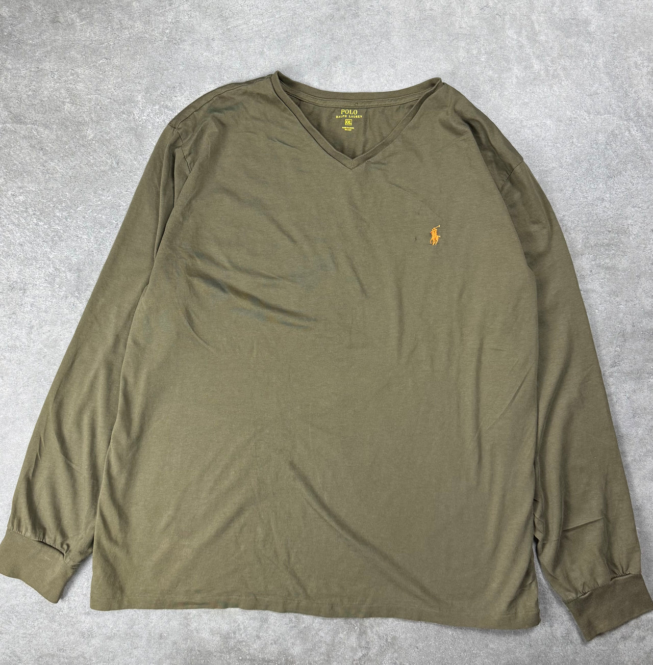 T-Shirt a manica lunga Vintage Ralph Lauren (XL)