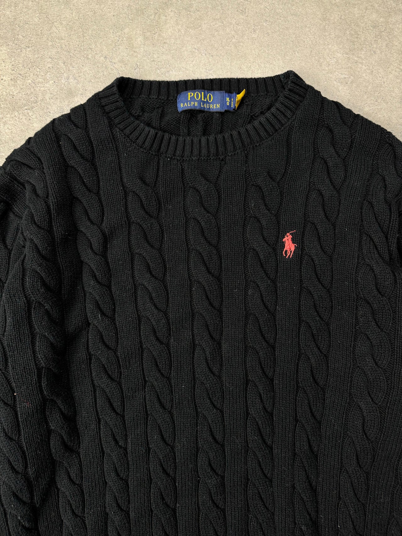 Maglione Cable Knit Vintage Ralph Lauren (XL)