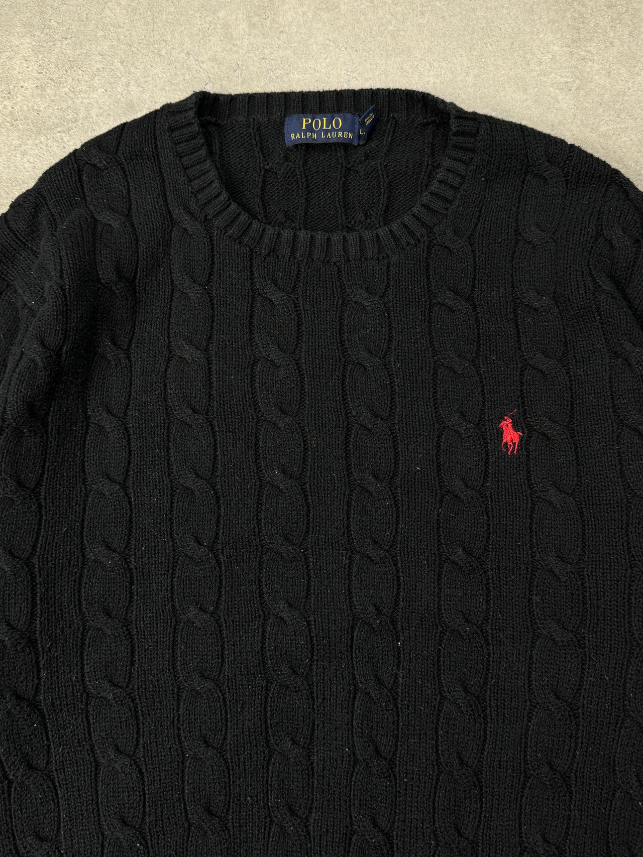Maglione Cable Knit Vintage Ralph Lauren (L)