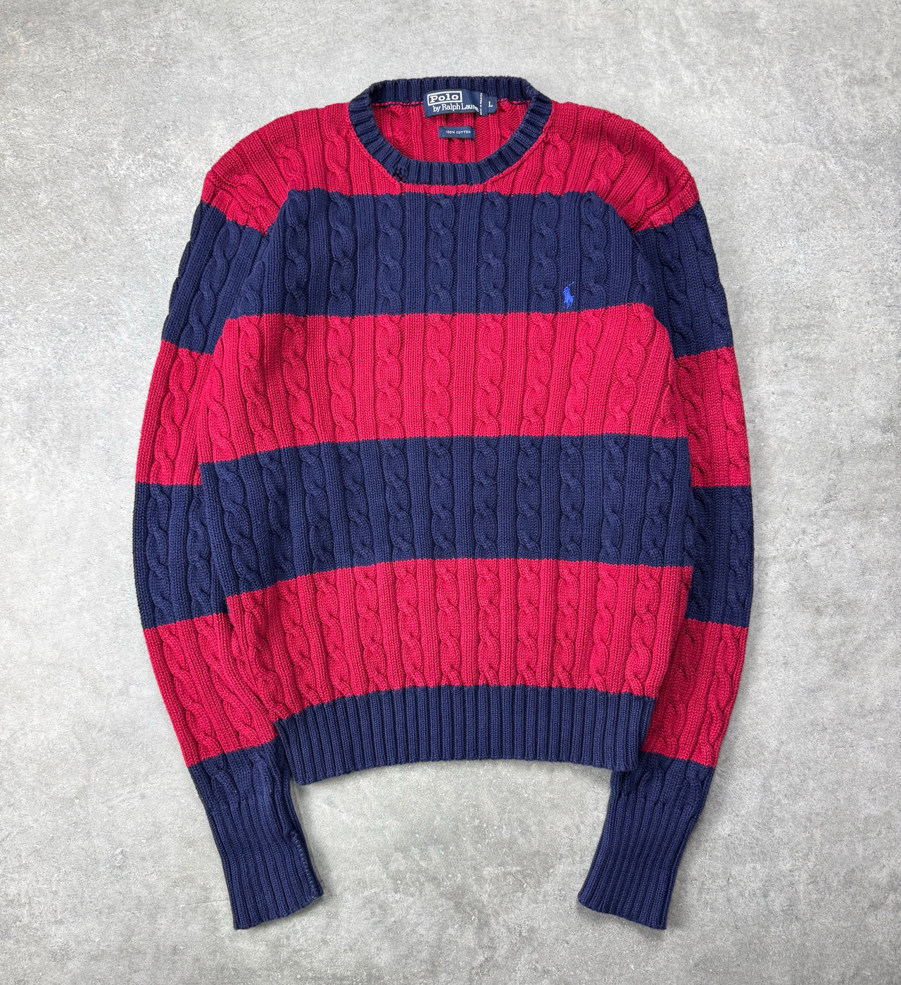Maglione Cable Knit Vintage Ralph Lauren (L)