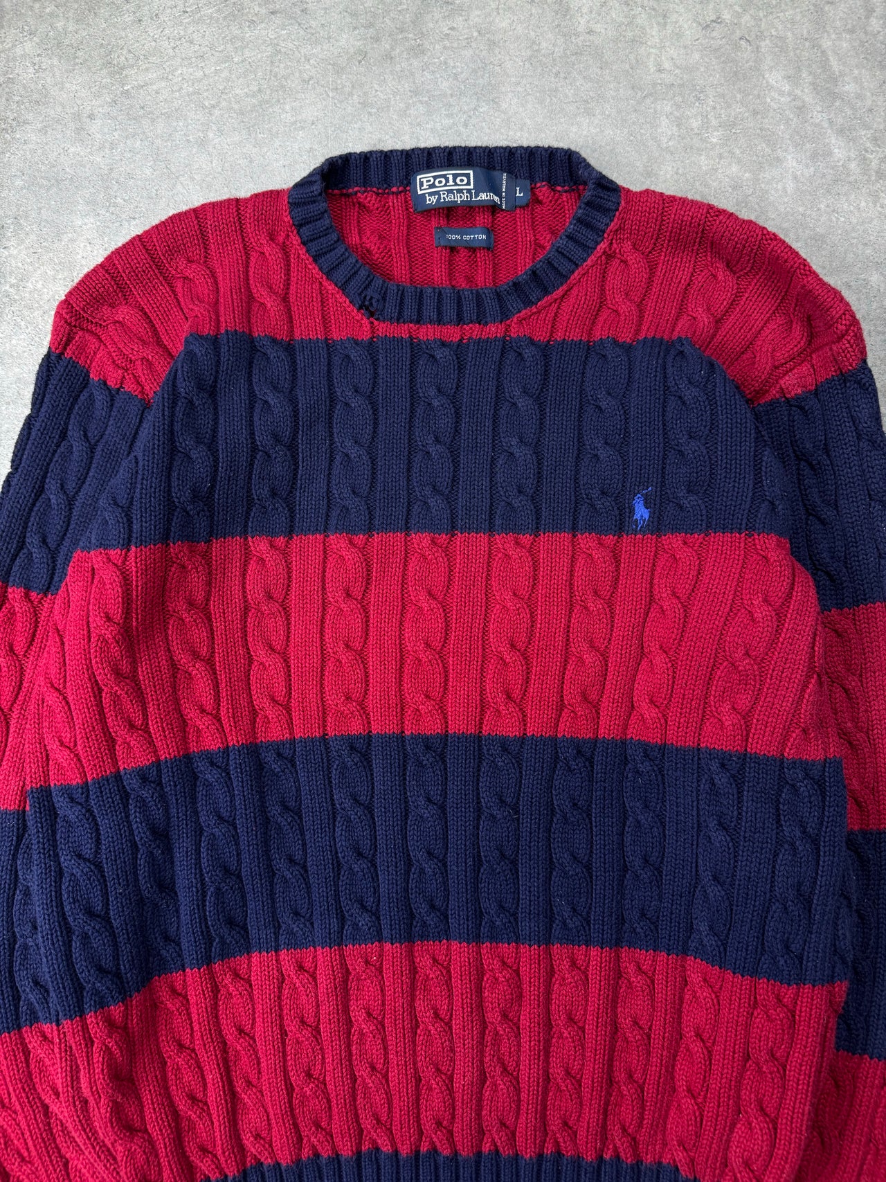 Maglione Cable Knit Vintage Ralph Lauren (L)