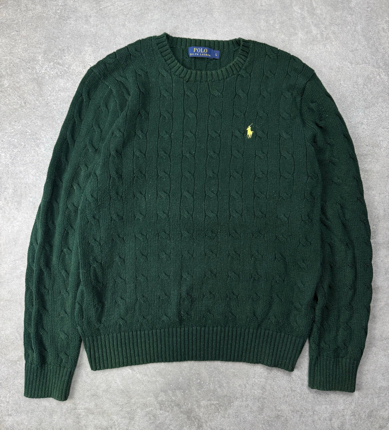 Maglione Cable Knit Vintage Ralph Lauren (L)