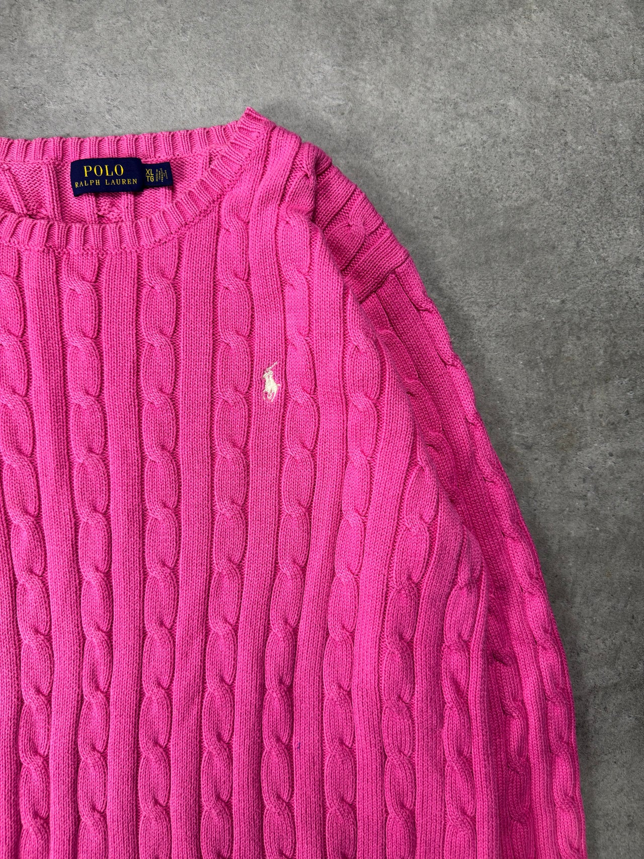 Maglione Cable Knit Vintage Ralph Lauren (XL Donna)