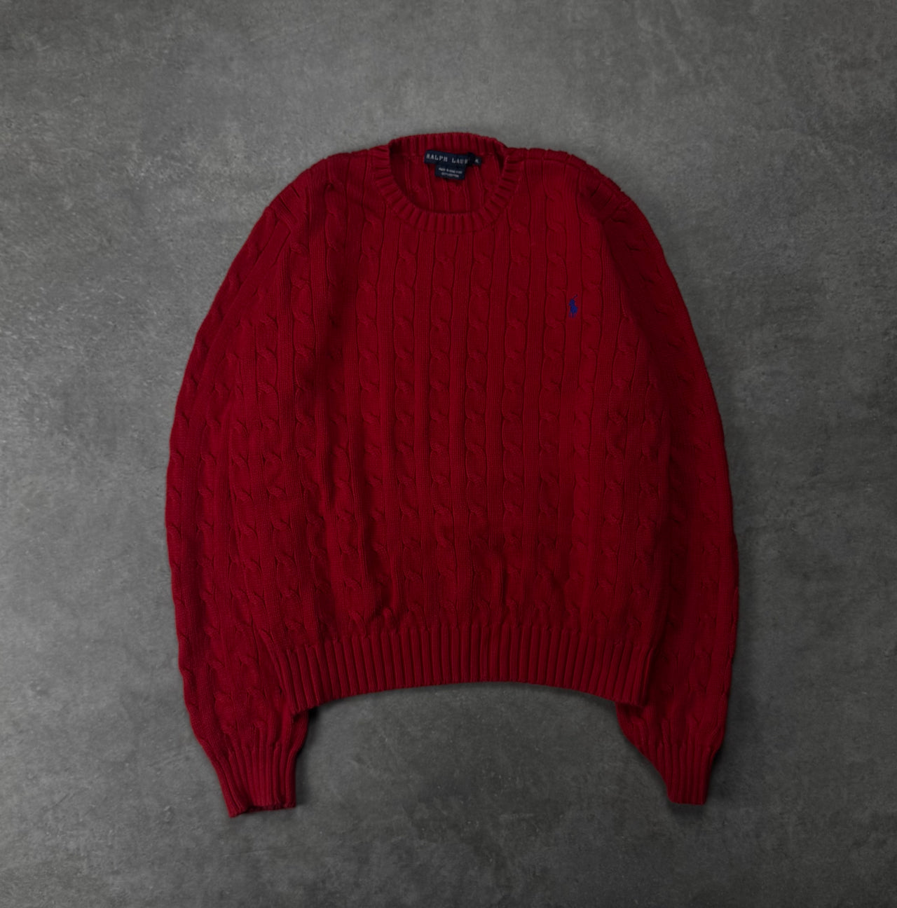 Maglione Cable Knit Vintage Ralph Lauren (XL Donna)