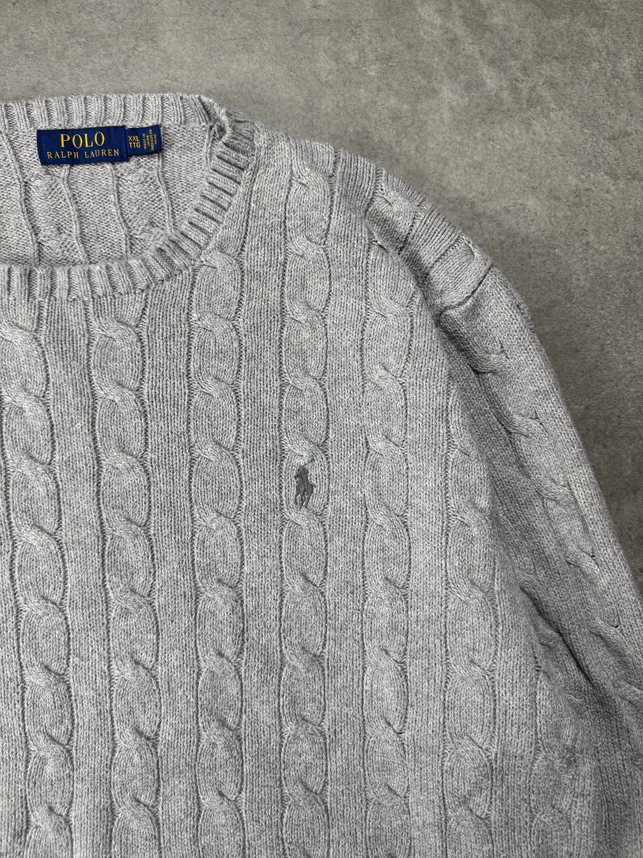 Maglione Cable Knit Vintage Ralph Lauren (XXL)