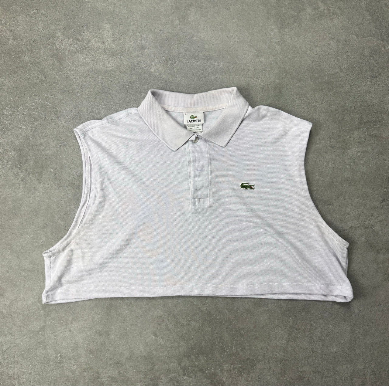 Crop Top Vintage Lacoste (Taglia Unica)