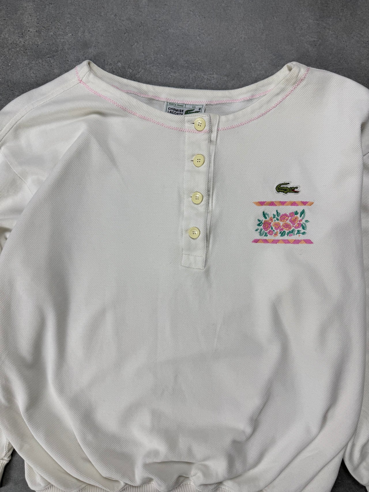 Polo a manica lunga Vintage Lacoste (L Donna)