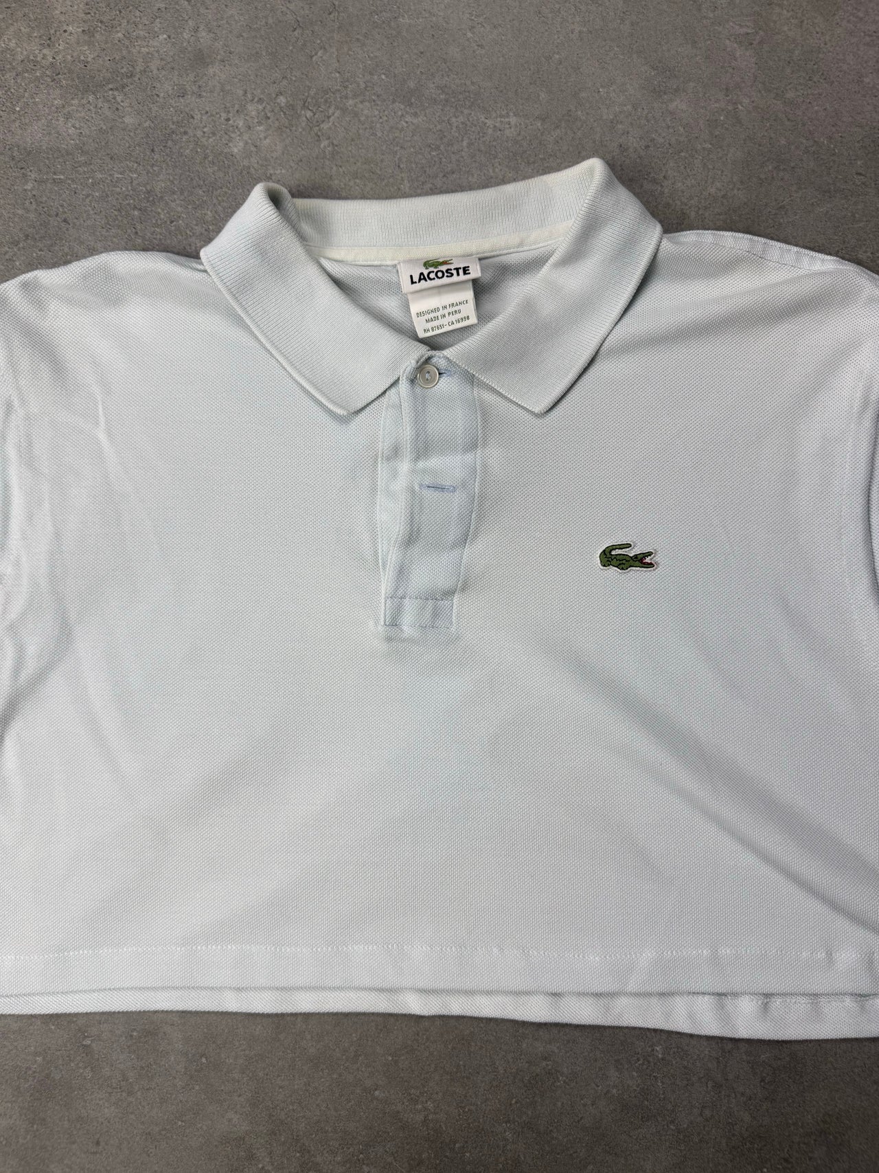 Crop Top Vintage Lacoste (Taglia Unica)
