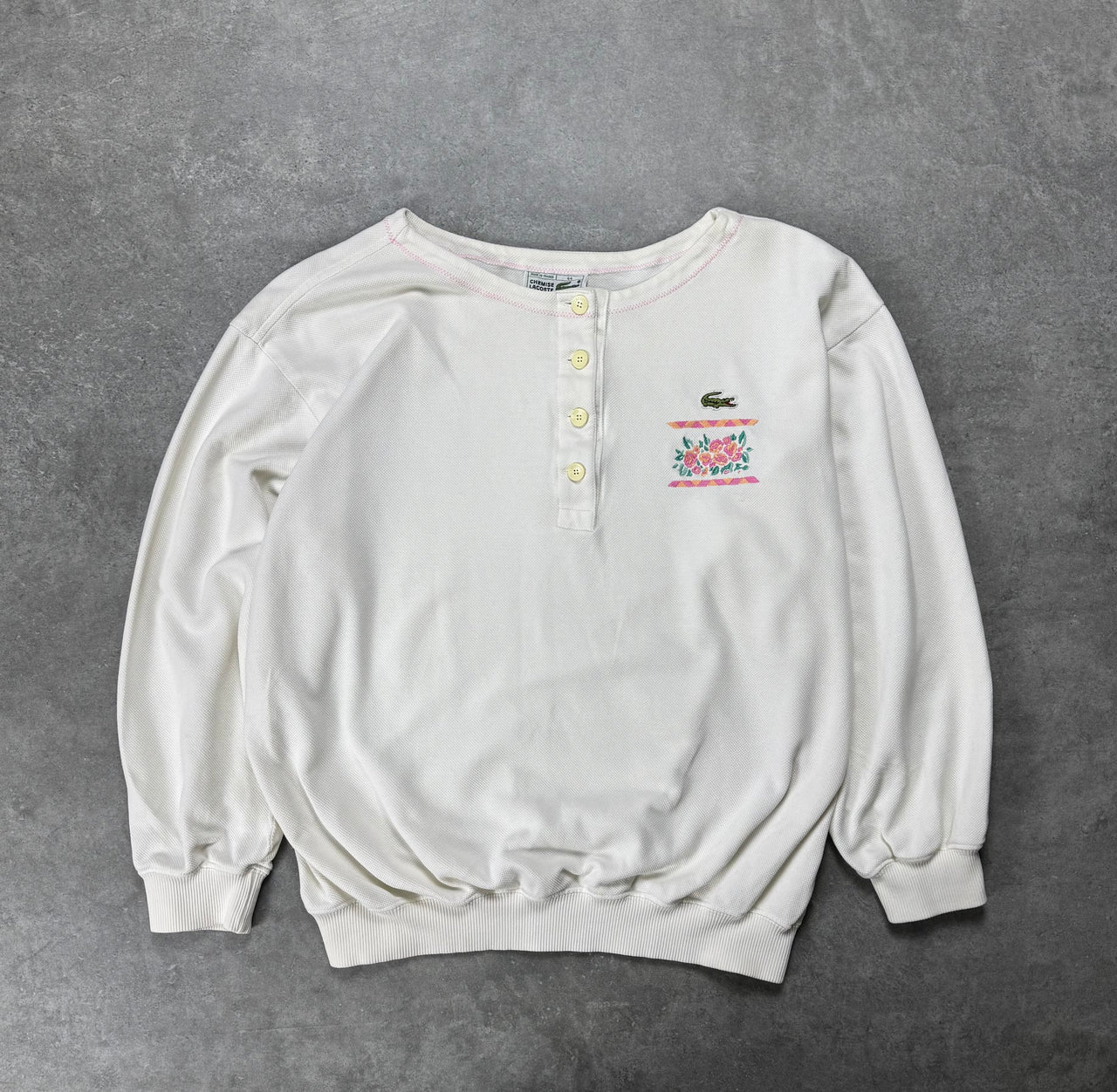 Polo a manica lunga Vintage Lacoste (L Donna)