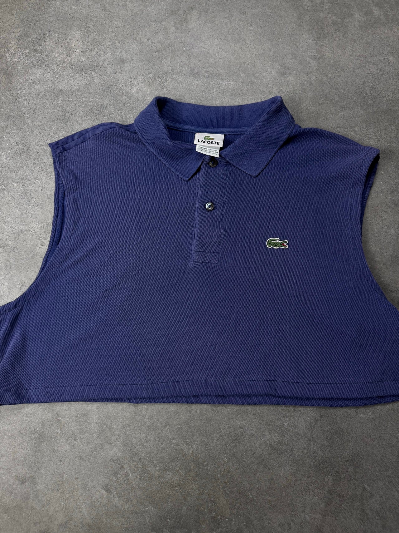 Crop Top Vintage Lacoste (Taglia Unica)