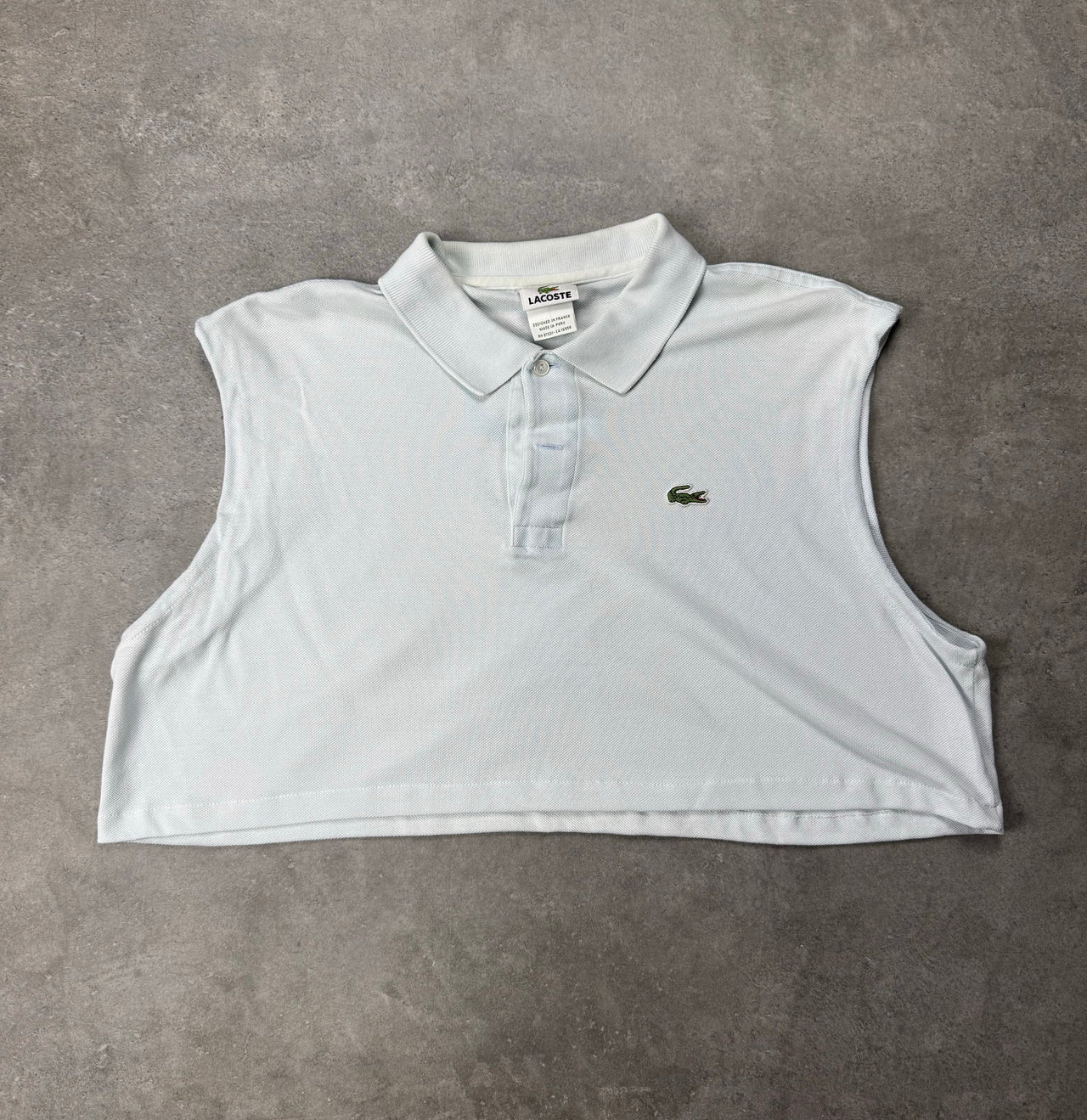 Crop Top Vintage Lacoste (Taglia Unica)