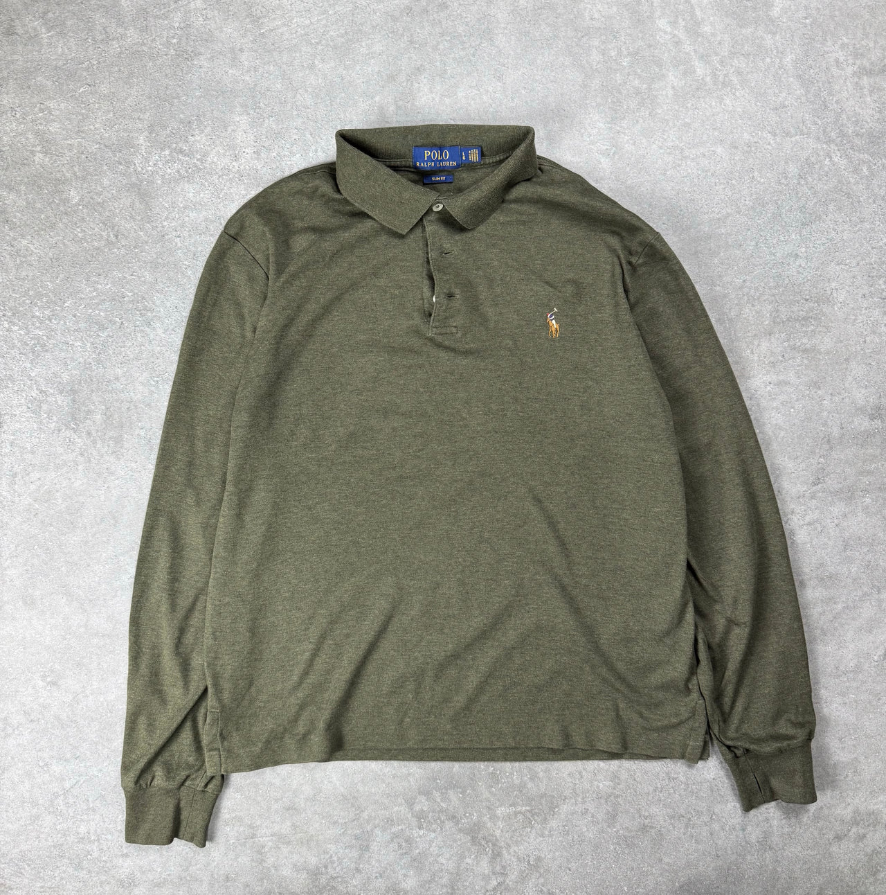 Polo a manica lunga Vintage Ralph Lauren (L)