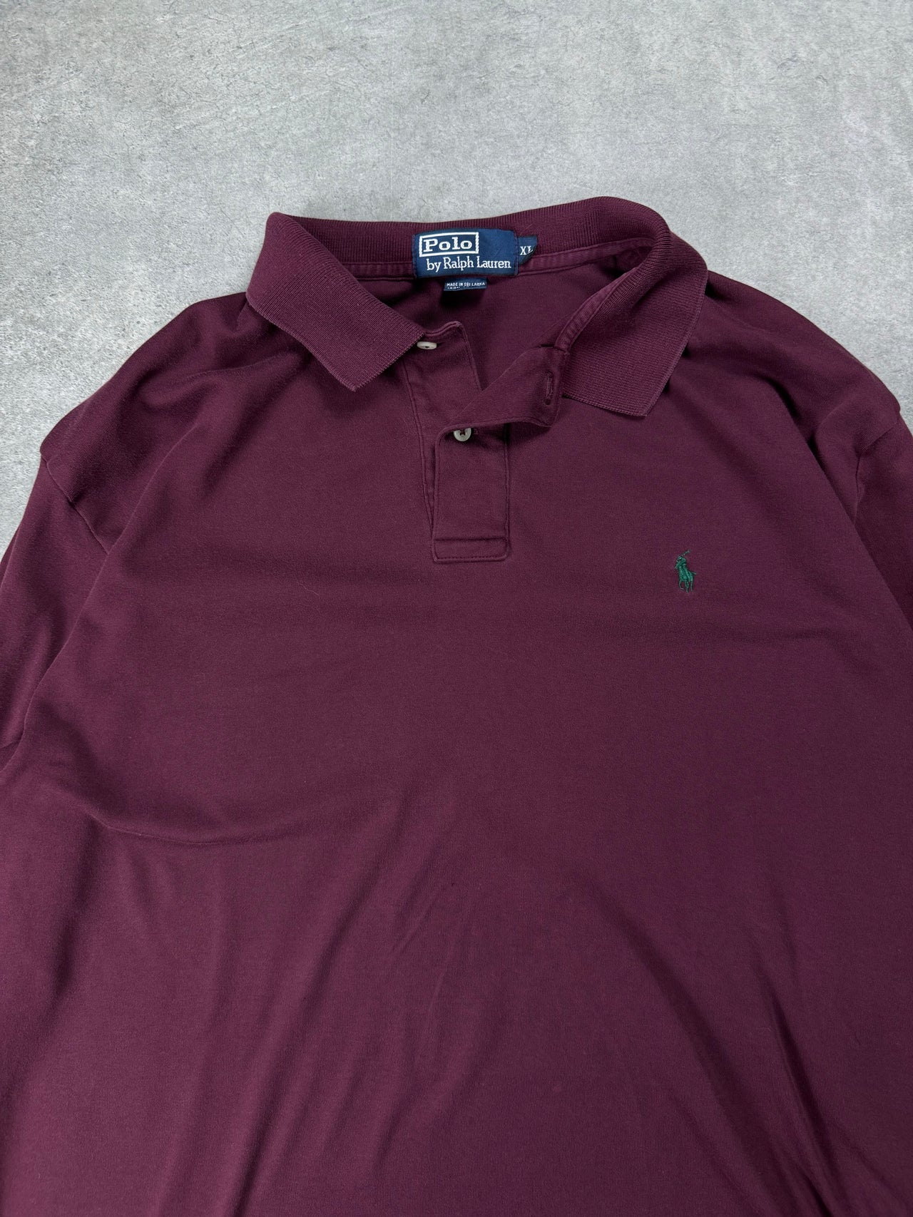 Polo a manica lunga Vintage Ralph Lauren (XL)
