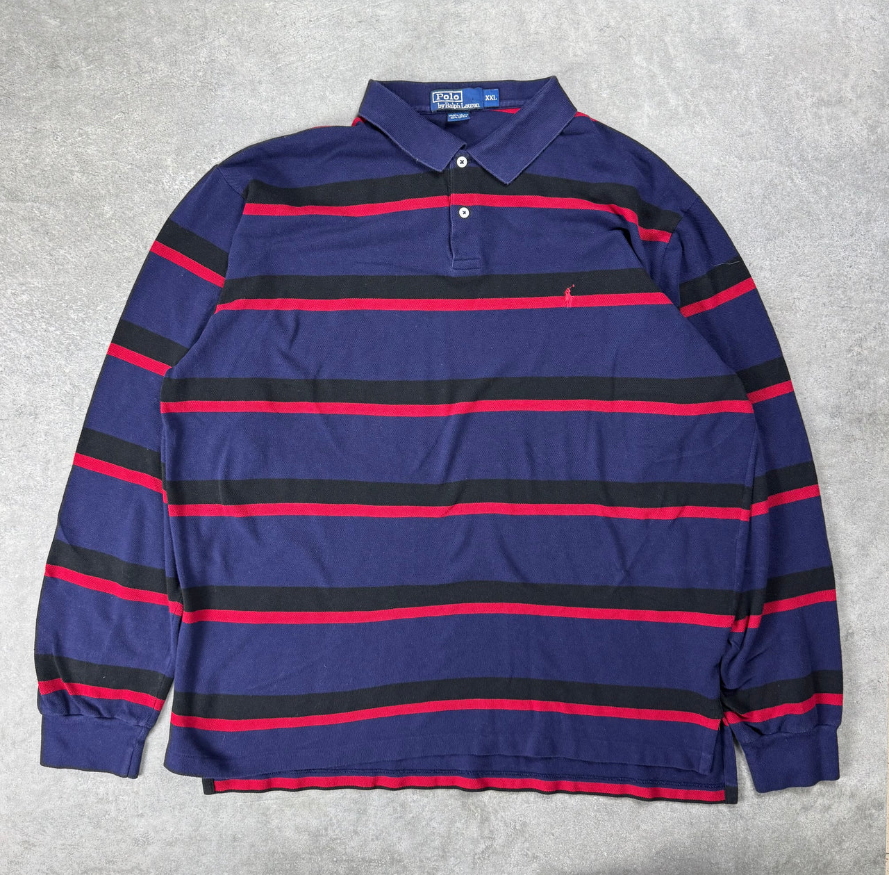 Polo a manica lunga Vintage Ralph Lauren (XXL)