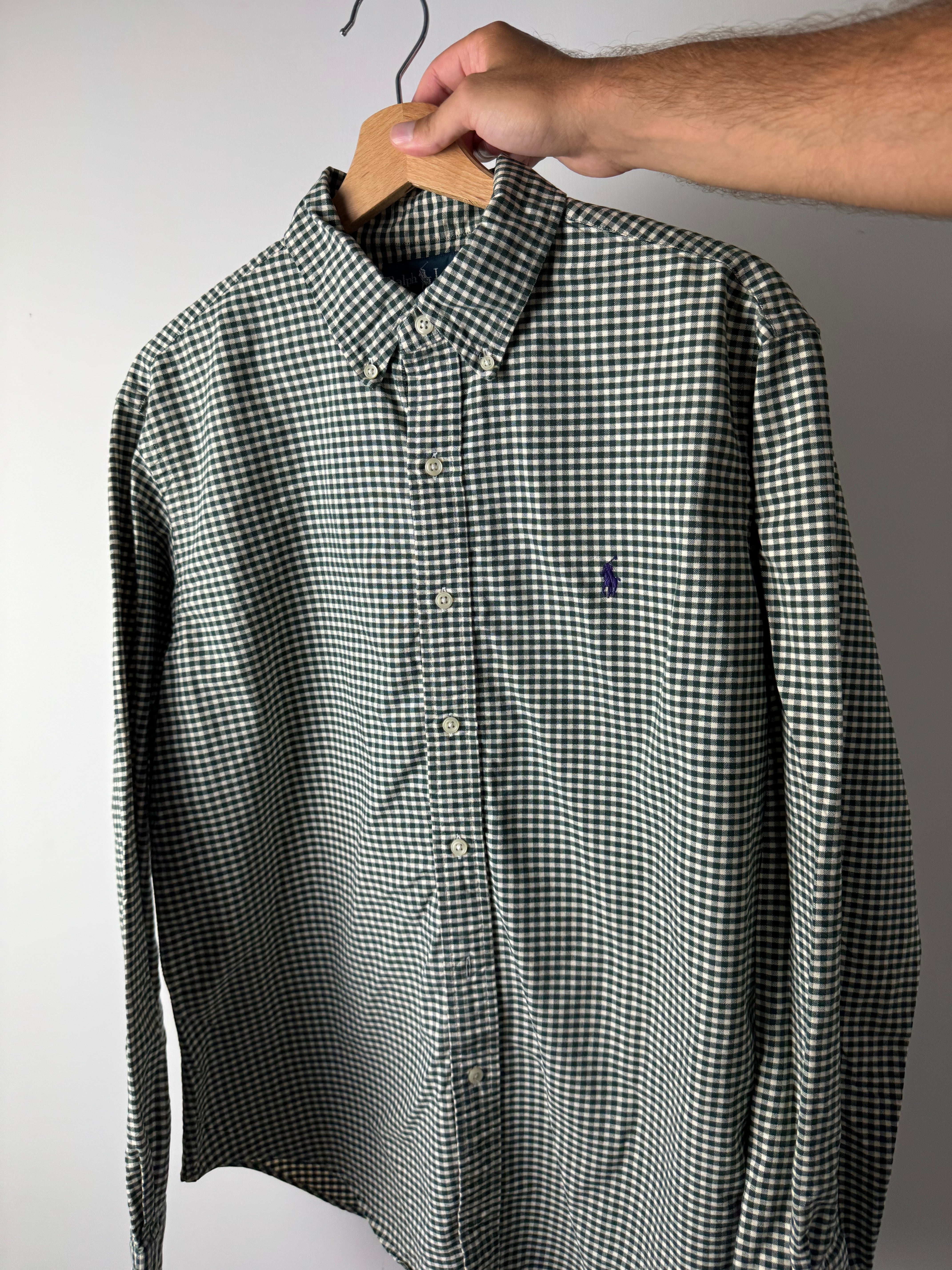 Camicia Ralph Lauren a quadretti verdi - L