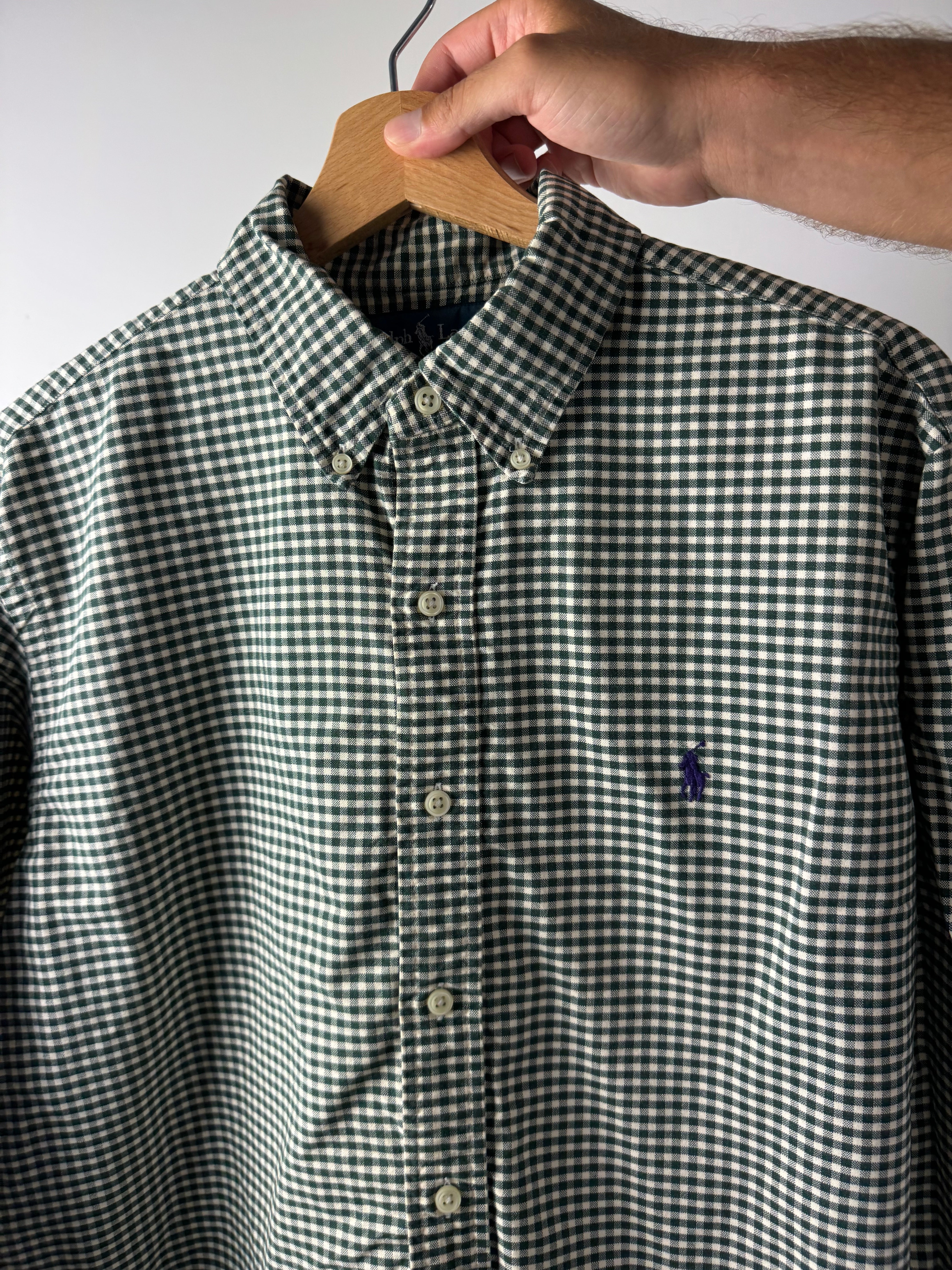 Camicia Ralph Lauren a quadretti verdi - L