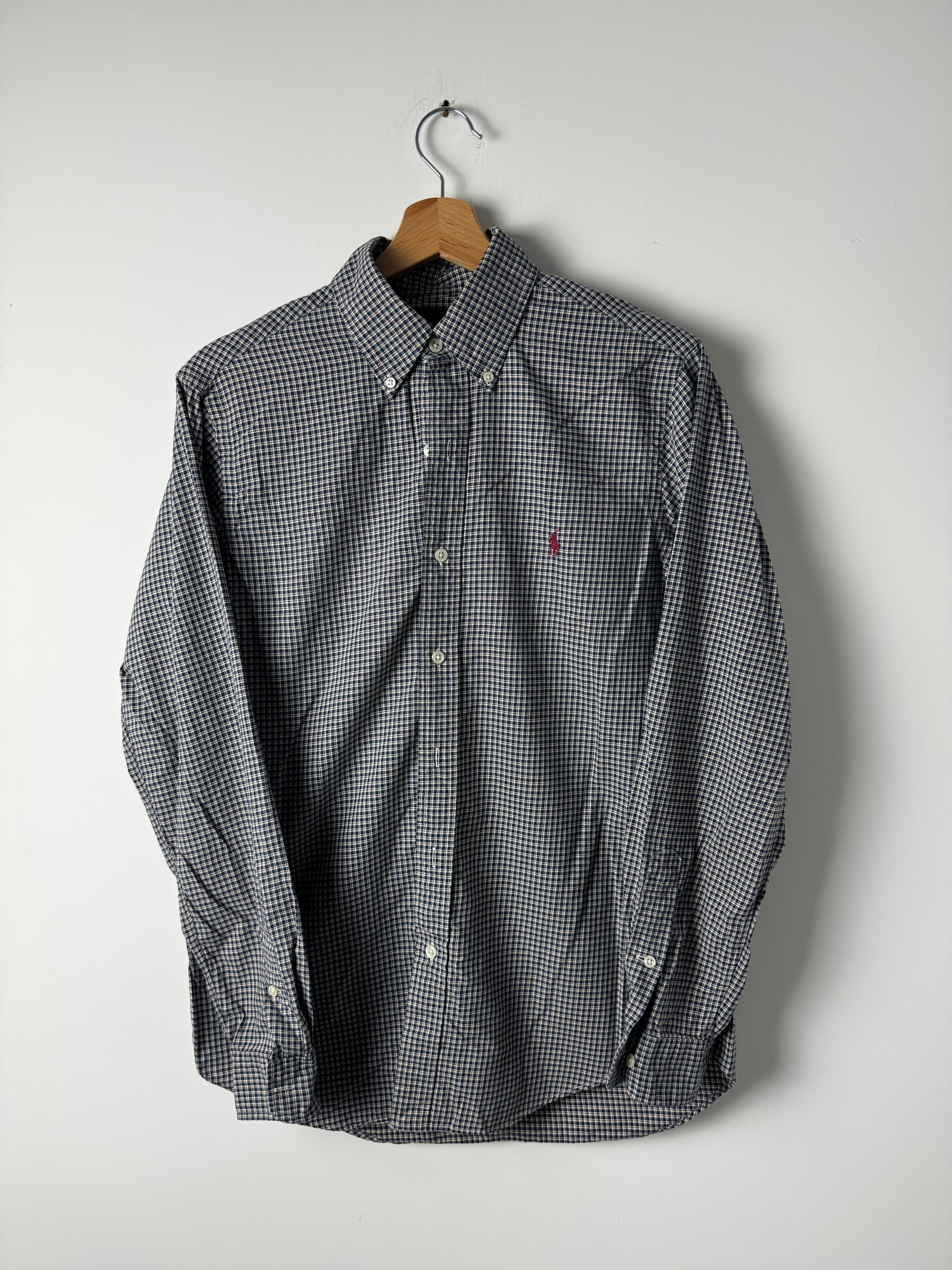 Camicia Ralph Lauren blu a quadretti - S