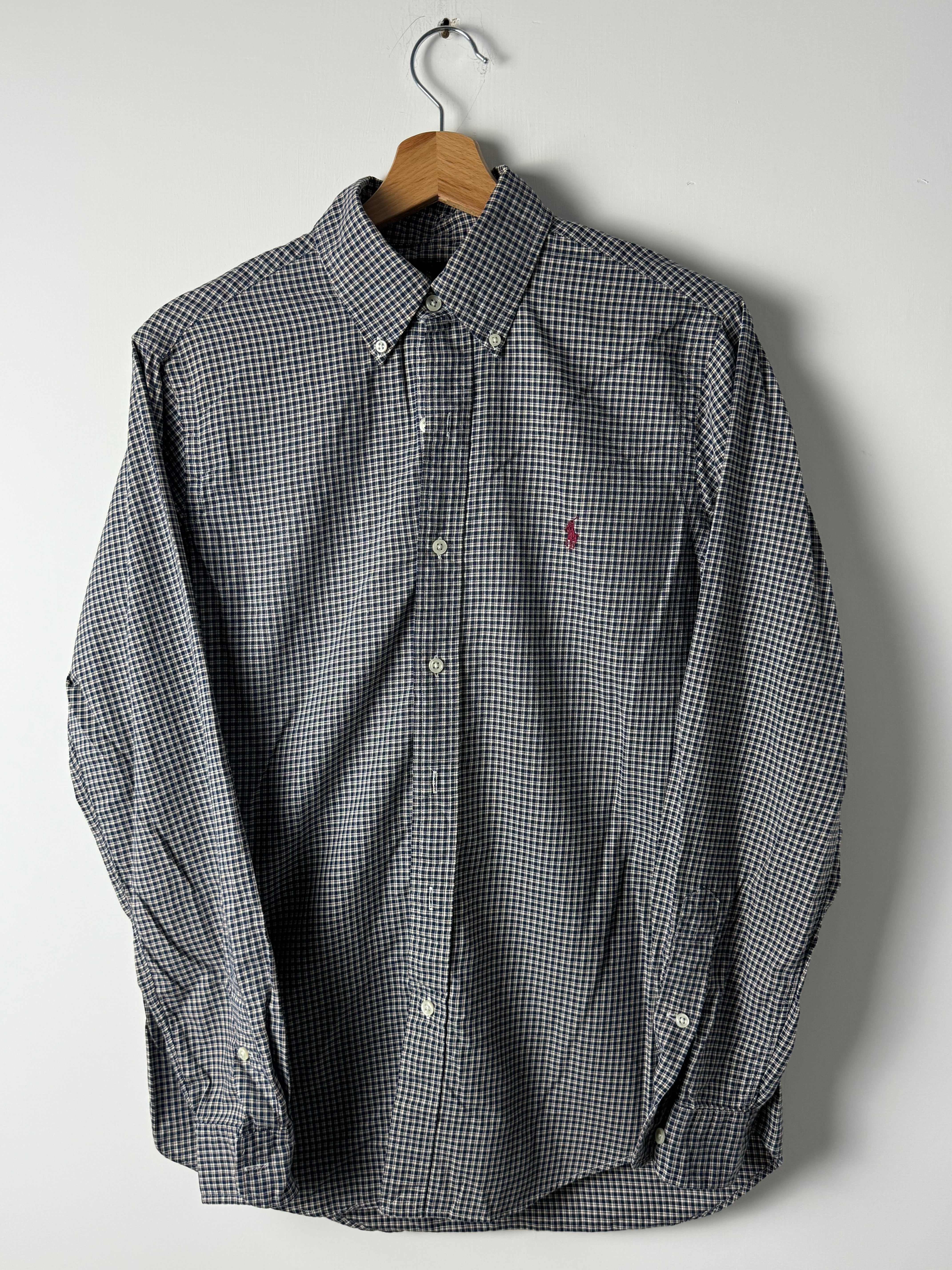 Camicia Ralph Lauren blu a quadretti - S