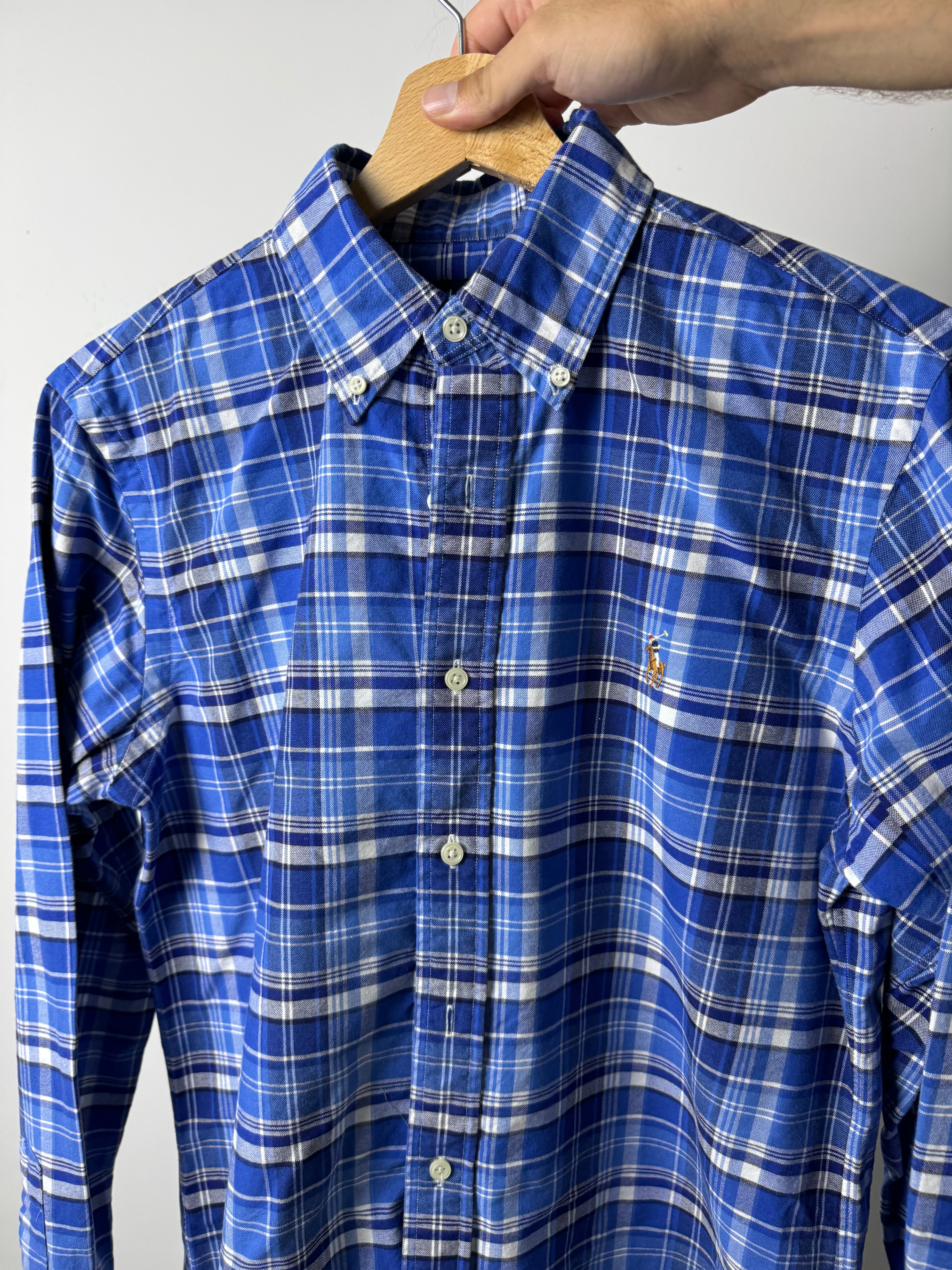 Camicia Ralph Lauren a quadroni blu - S