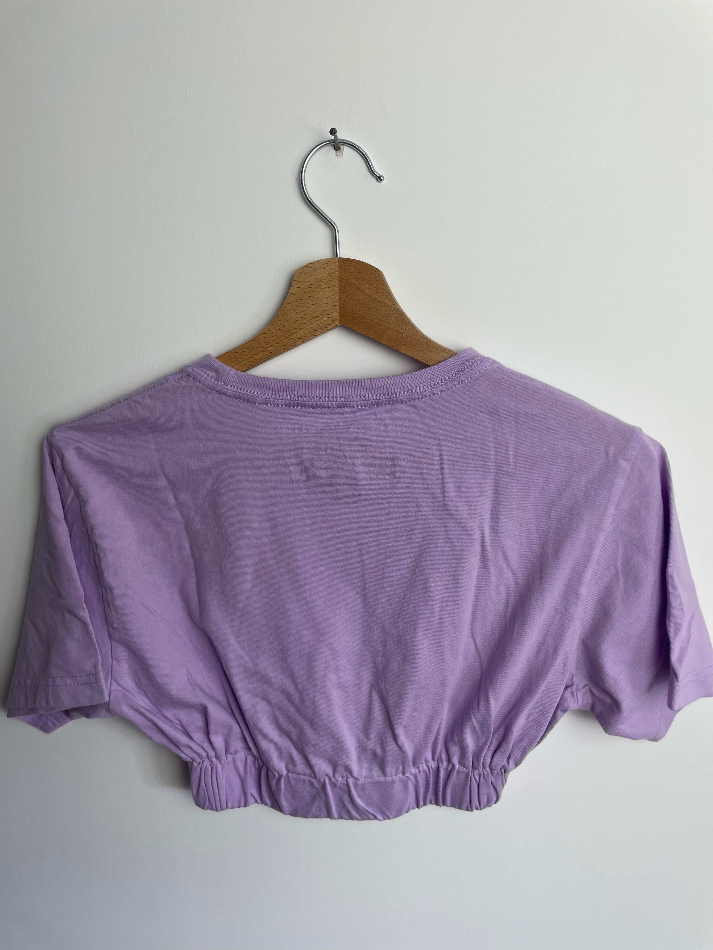 Tommy Hilfiger Lilac Crop Top - One Size