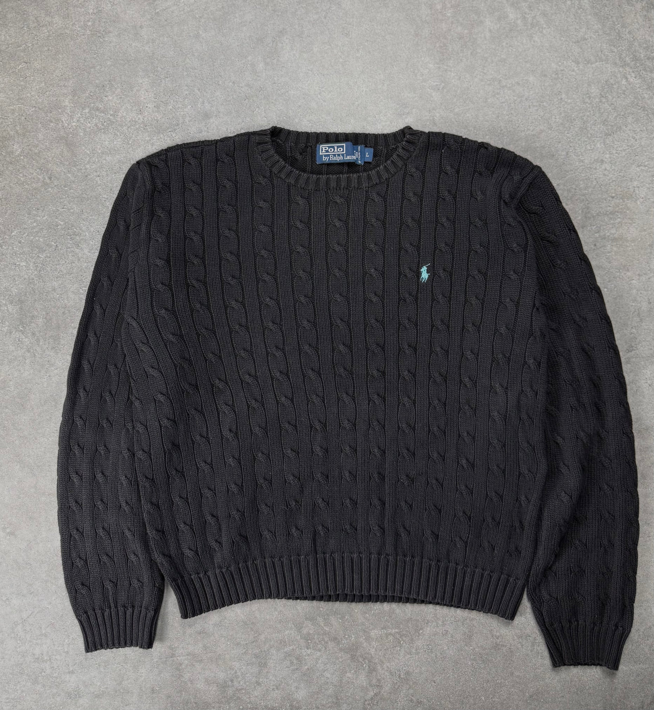 Maglione Cable Knit Vintage Ralph Lauren (L)