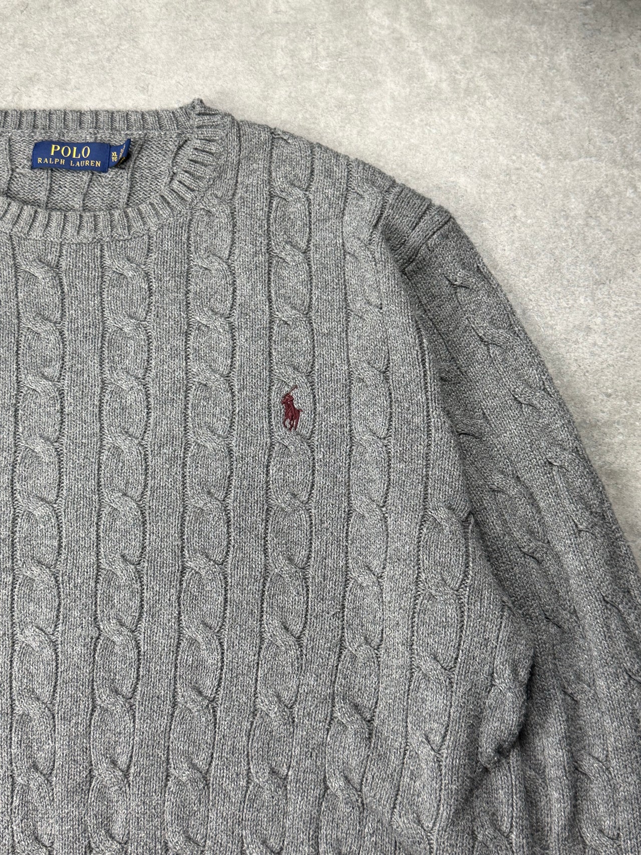Maglione Cable Knit Vintage Ralph Lauren (XL)