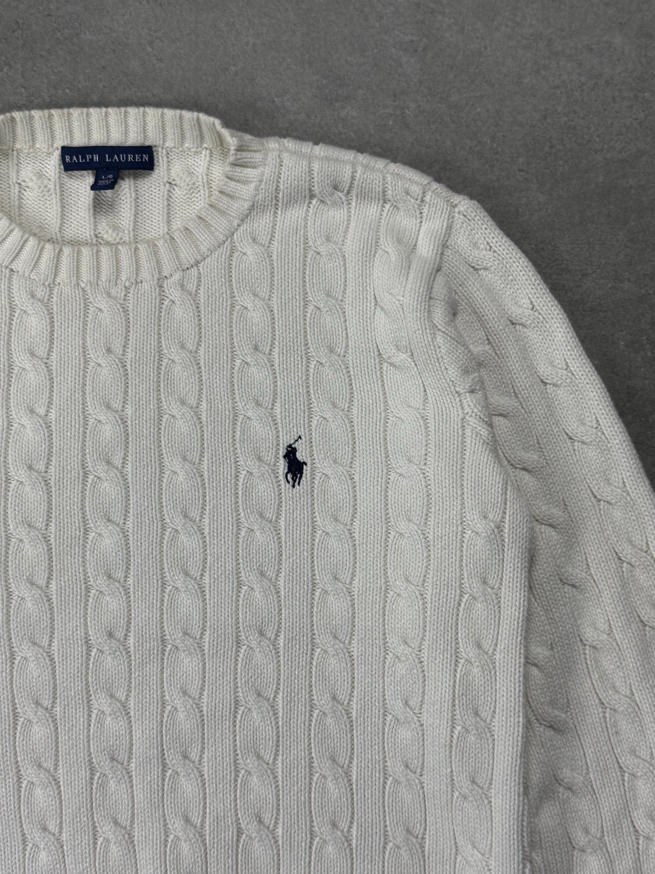 Maglione Cable Knit Vintage Ralph Lauren (L Donna)