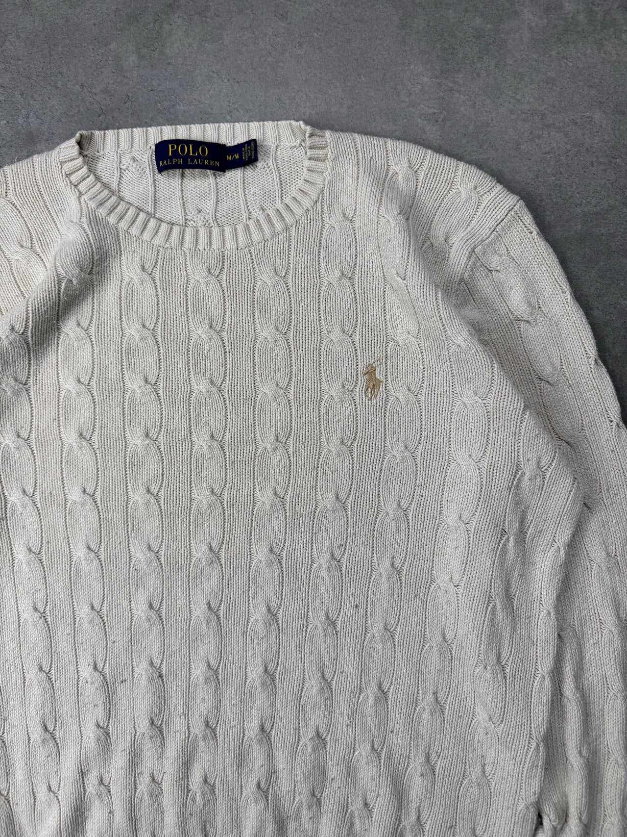 Maglione Cable Knit Vintage Ralph Lauren (M)