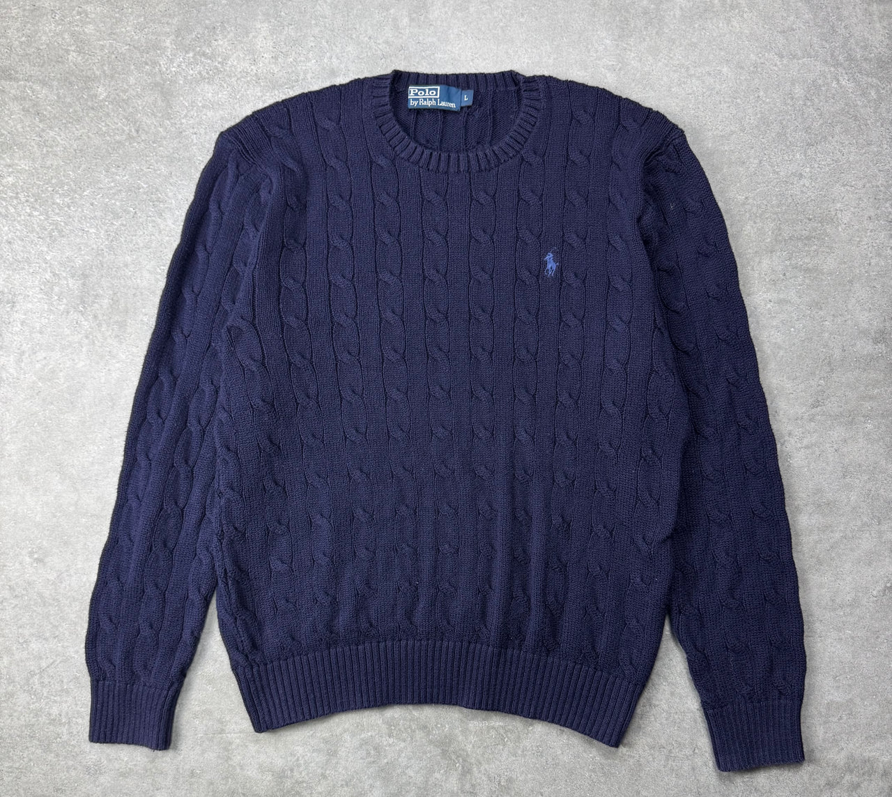 Maglione Cable Knit Vintage Ralph Lauren (L)