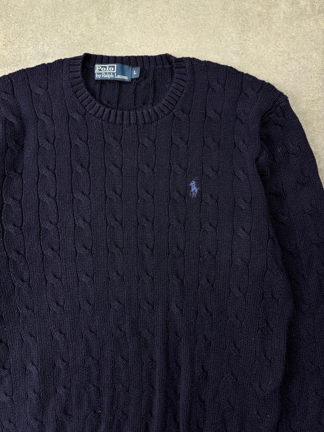Maglione Cable Knit Vintage Ralph Lauren (L)