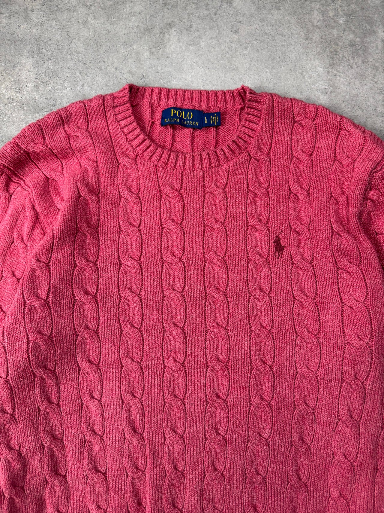 Maglione Cable Knit Vintage Ralph Lauren (M)