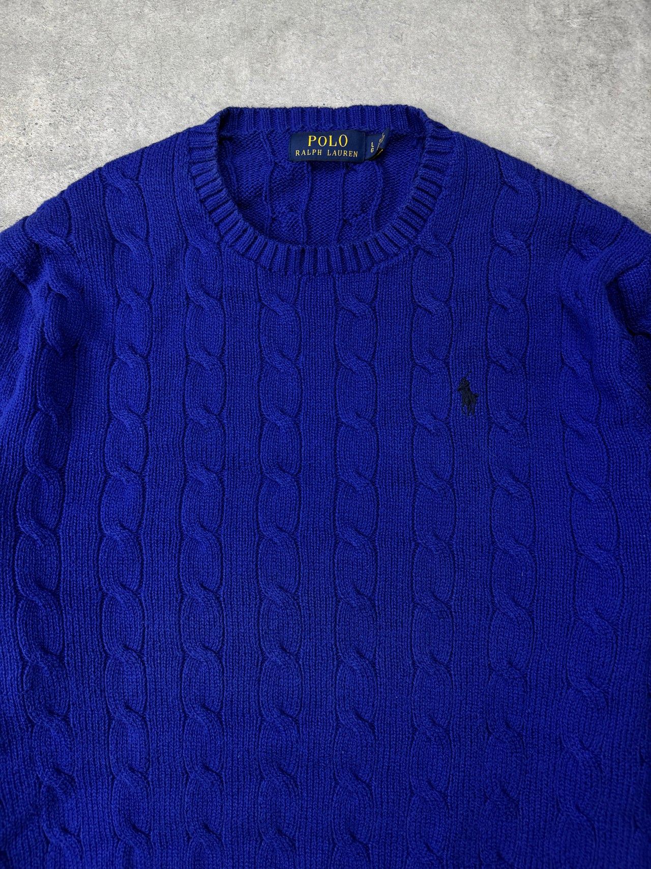 Maglione Cable Knit Vintage Ralph Lauren (L)
