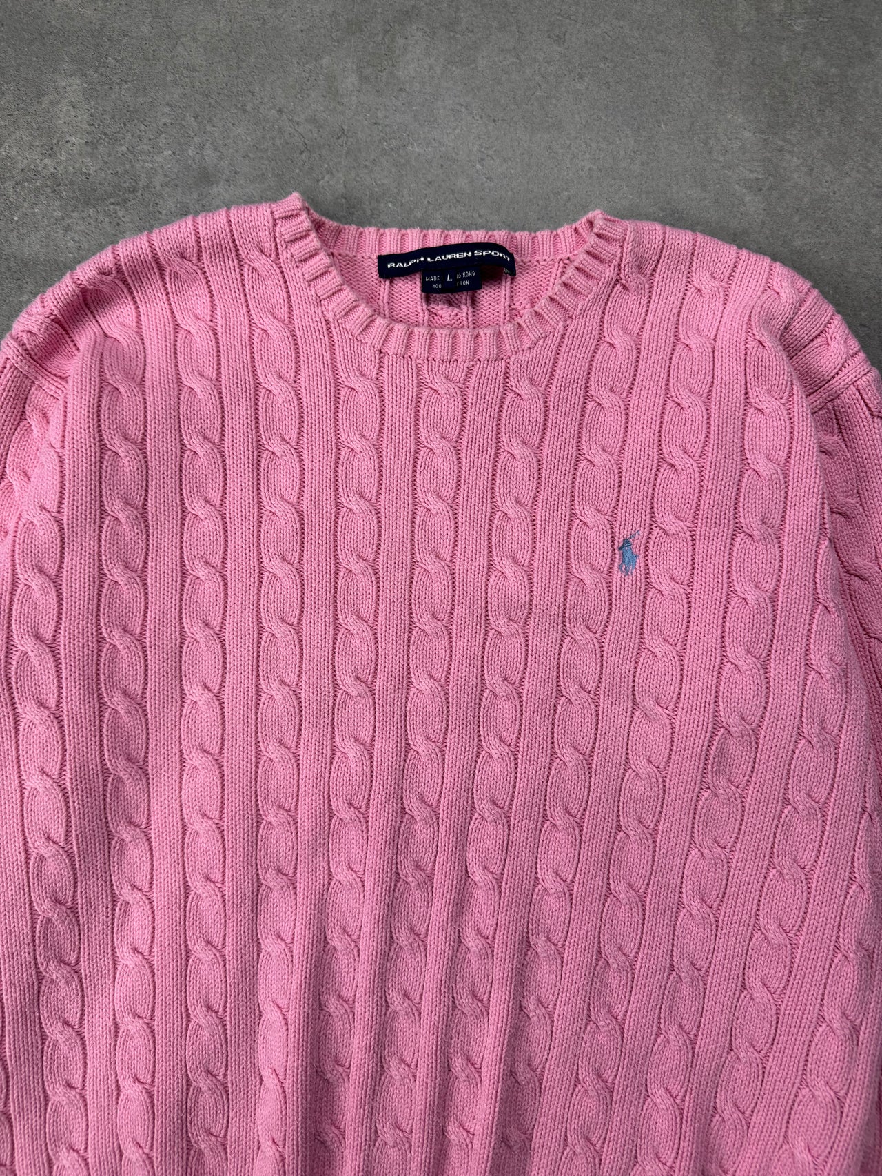 Maglione Cable Knit Vintage Ralph Lauren (L Donna)