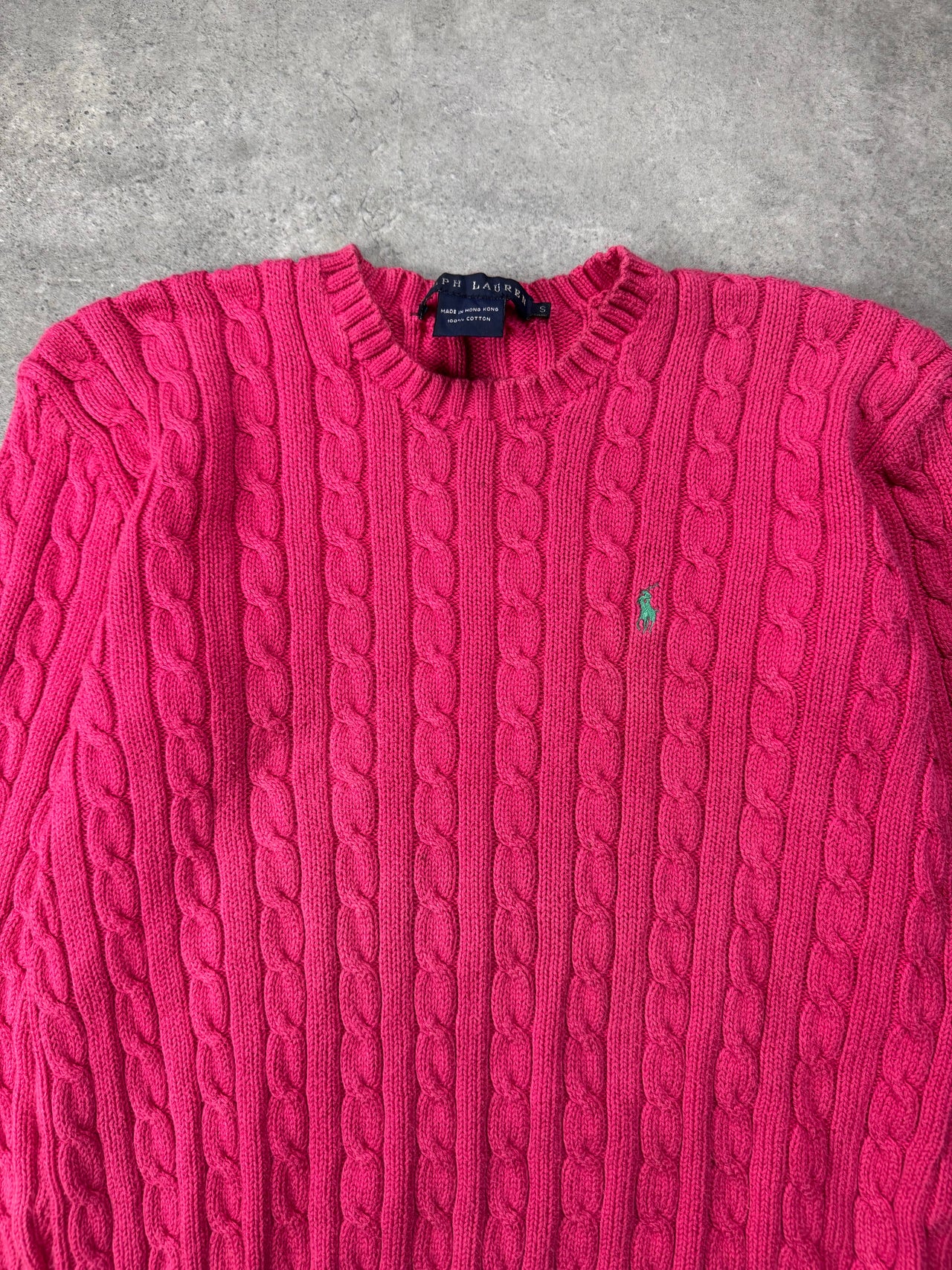 Maglione Cable Knit Vintage Ralph Lauren (S Donna)