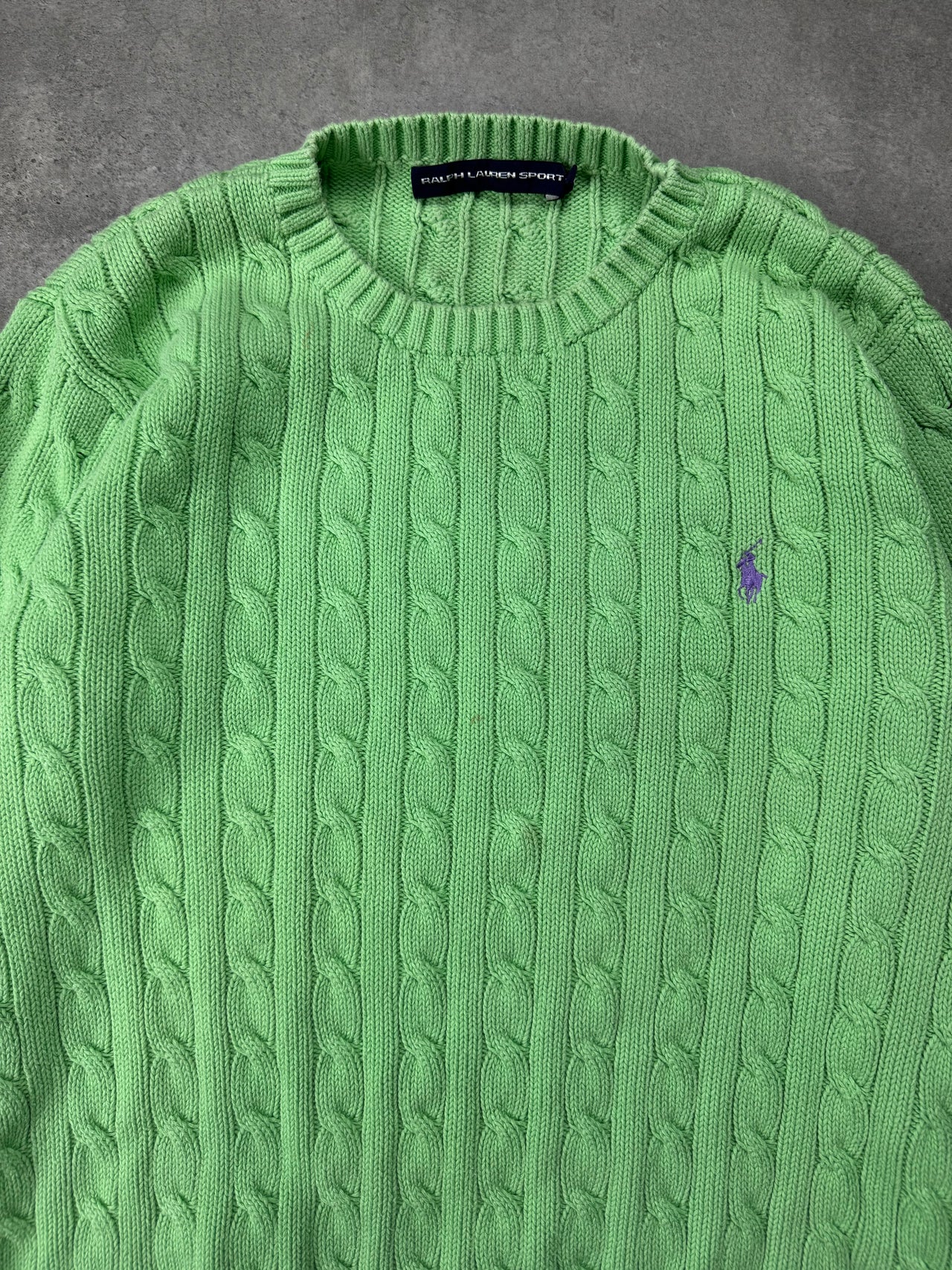 Maglione Cable Knit Vintage Ralph Lauren (XL Donna)