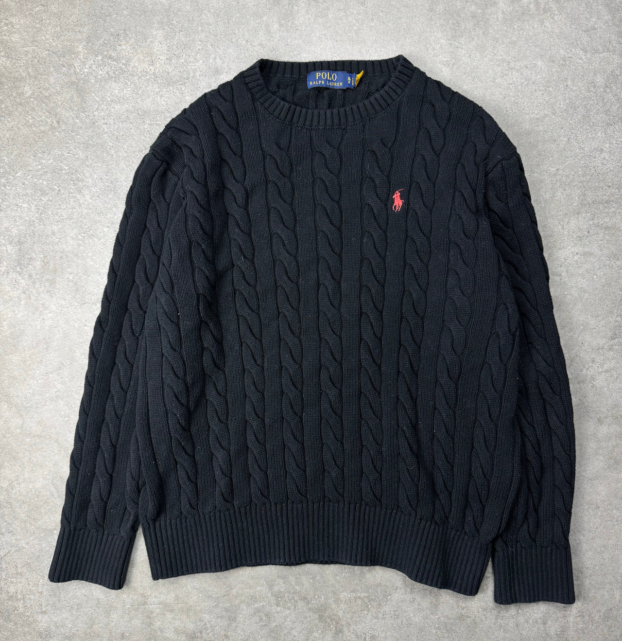 Maglione Cable Knit Vintage Ralph Lauren (XL)