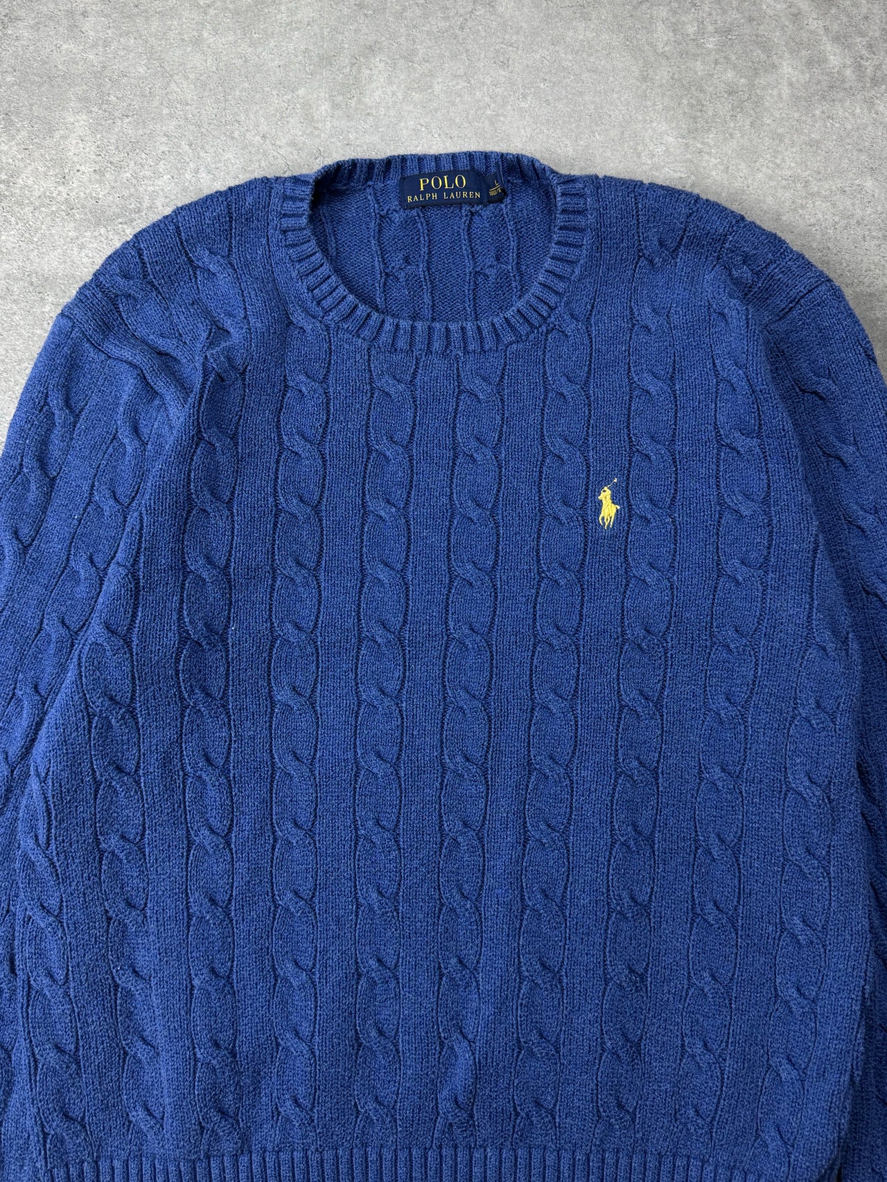 Maglione Cable Knit Vintage Ralph Lauren (L)