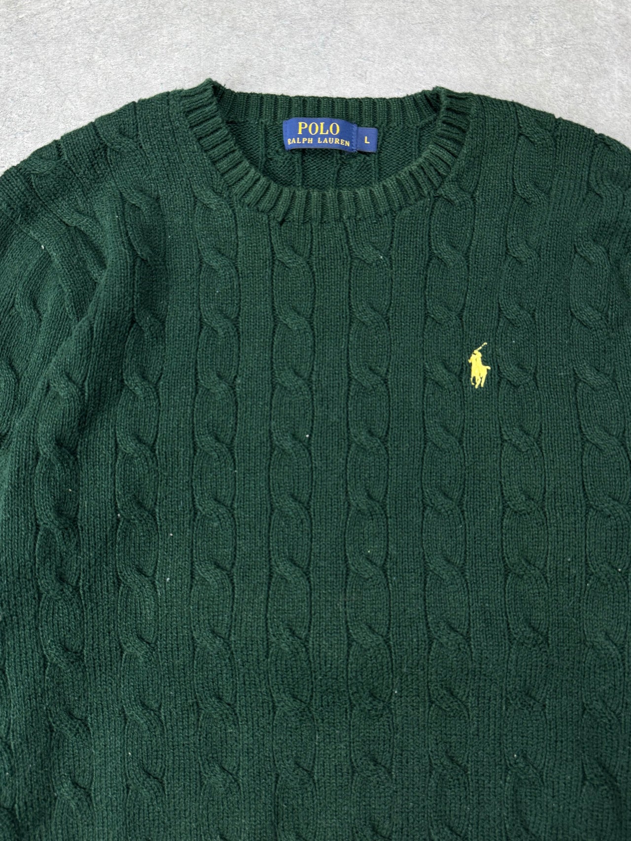 Maglione Cable Knit Vintage Ralph Lauren (L)