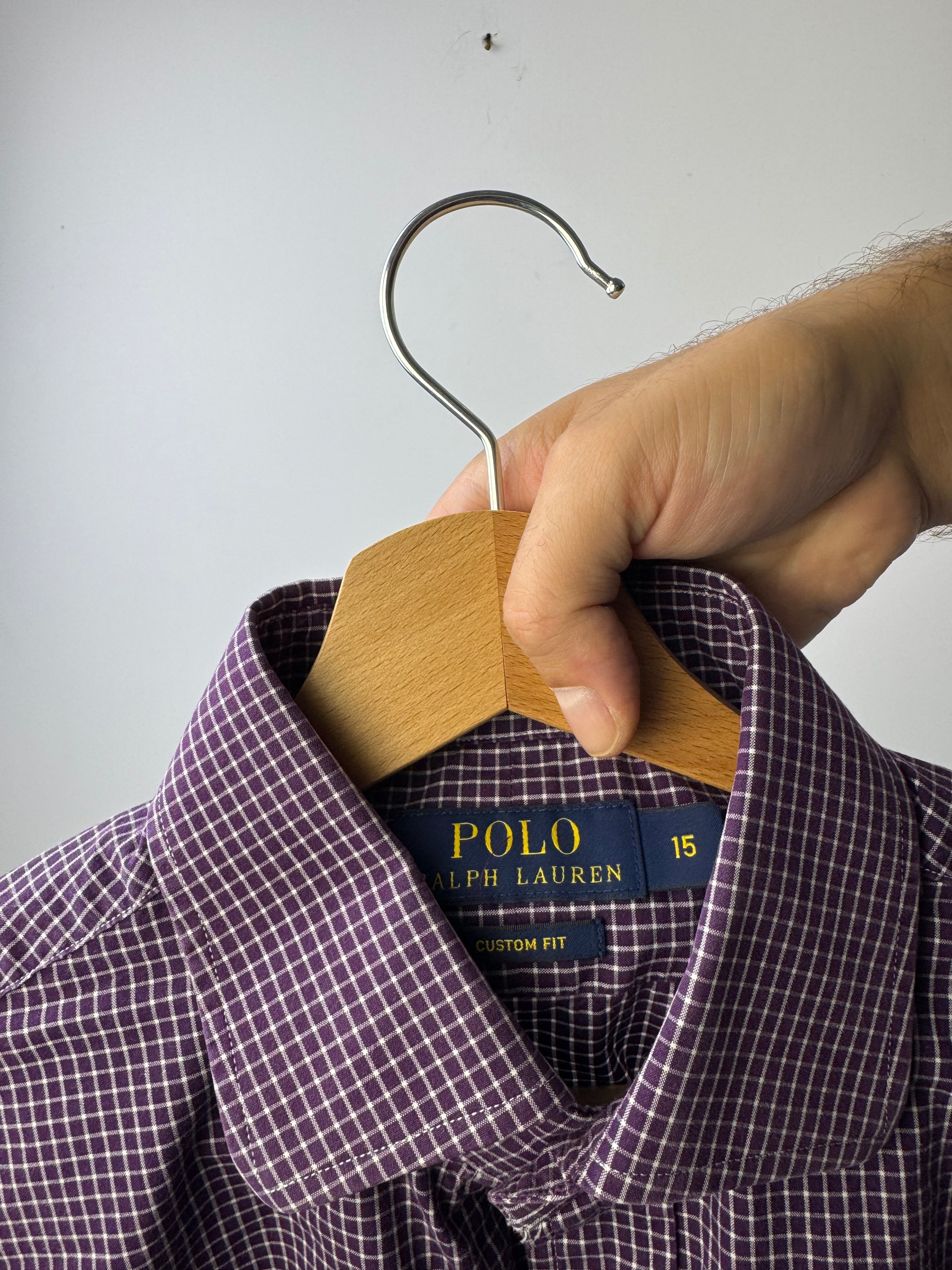 Camicia Ralph Lauren Viola a quadretti - M