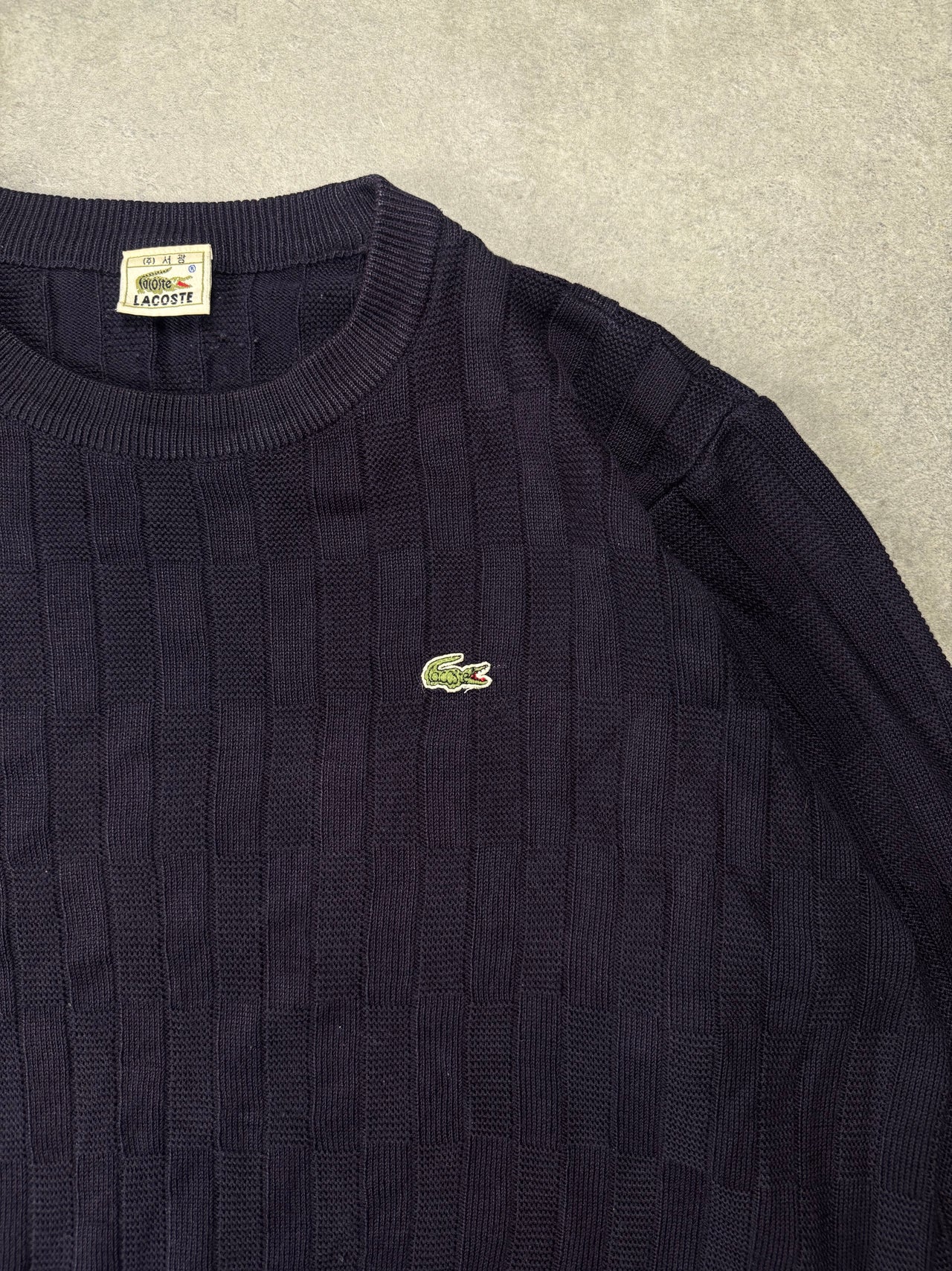 Maglione Vintage Lacoste Made in Korea (M) RARO