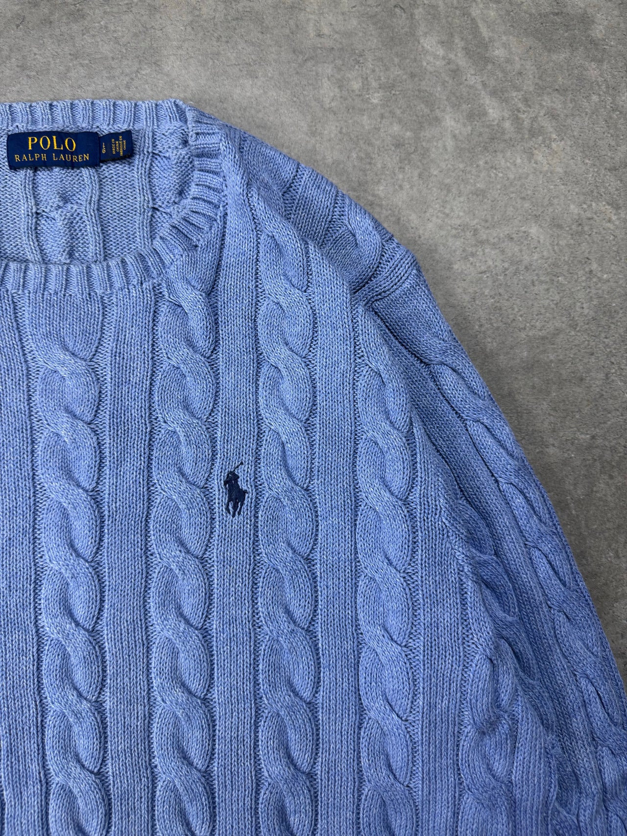 Maglione Cable Knit Vintage Ralph Lauren (L)