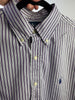 Camicia Ralph Lauren riga bianca e viola - L