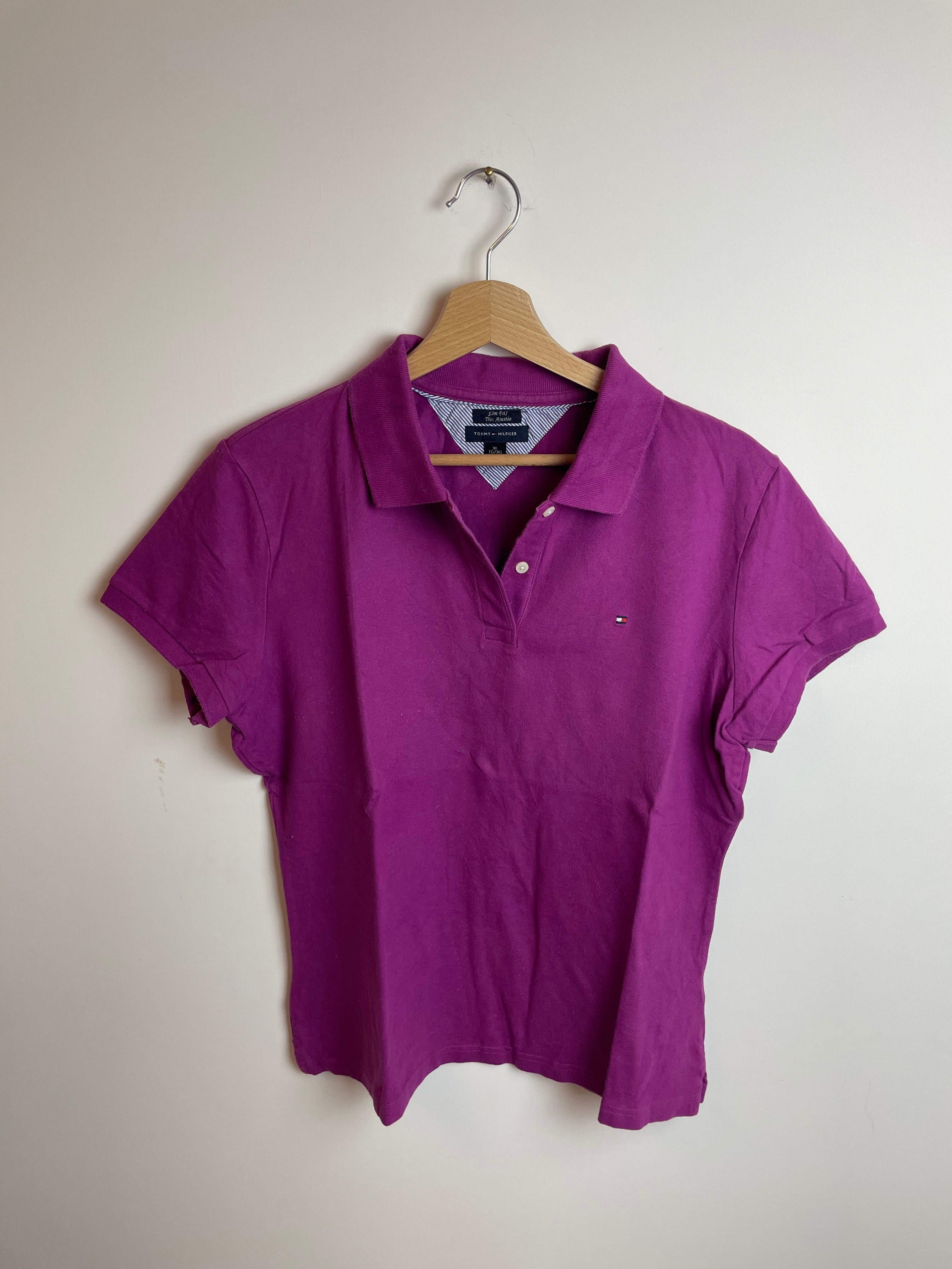 Polo Tommy Hilfiger Viola - XL Donna - Barrique Vintage Shop