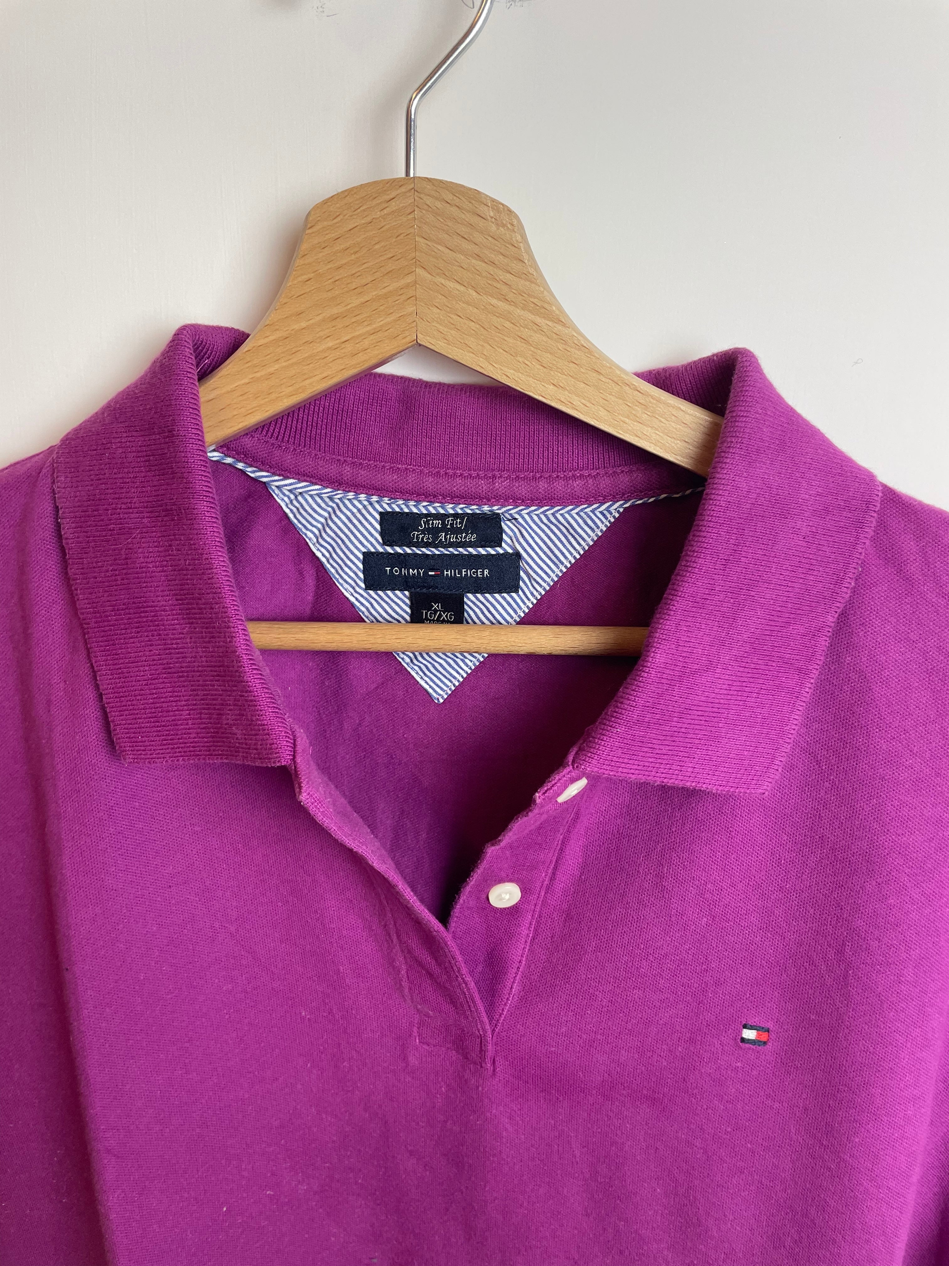 Polo Tommy Hilfiger Viola - XL Donna - Barrique Vintage Shop