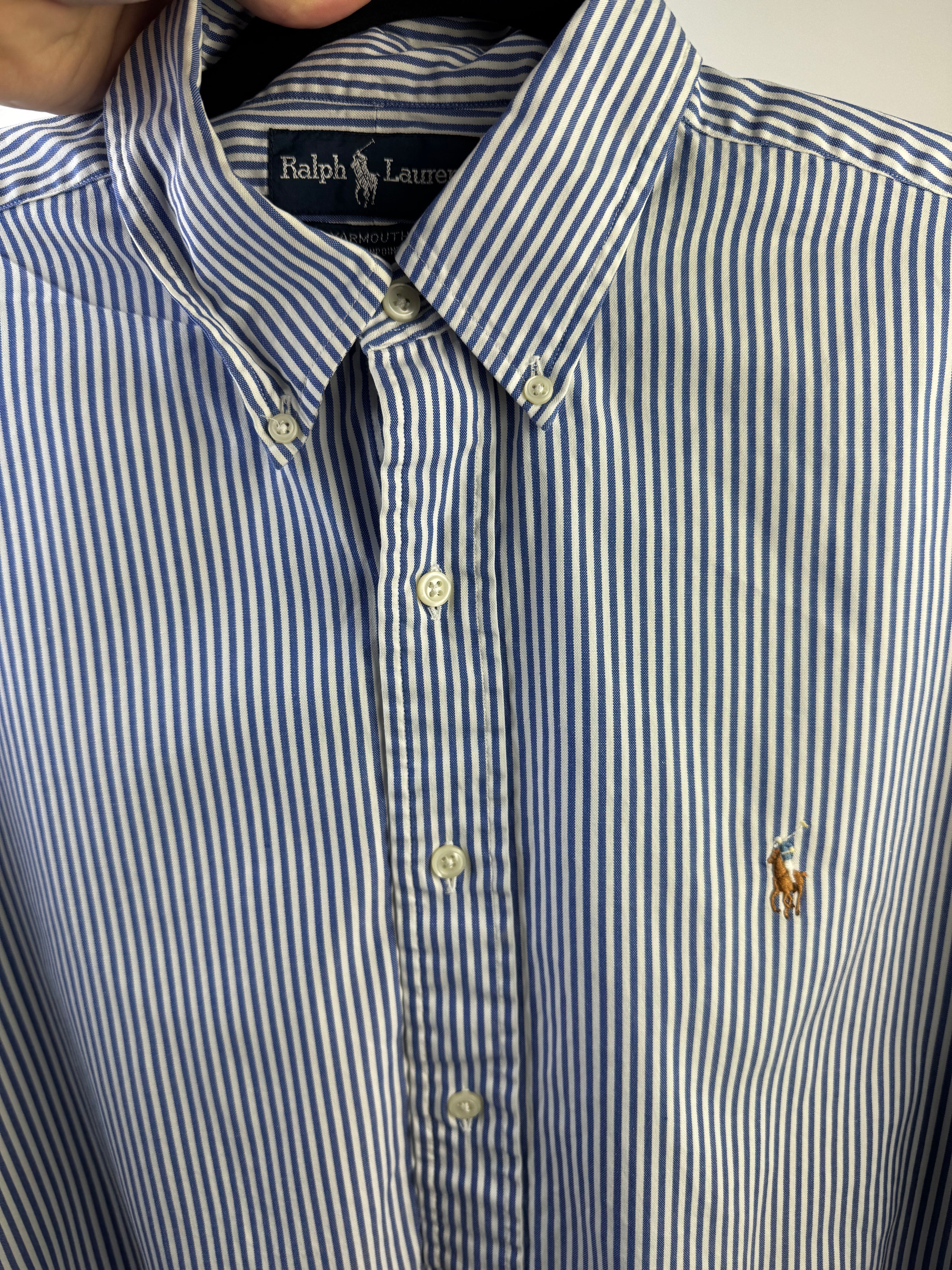 Camicia Ralph Lauren a riga blu - L Yarmouth