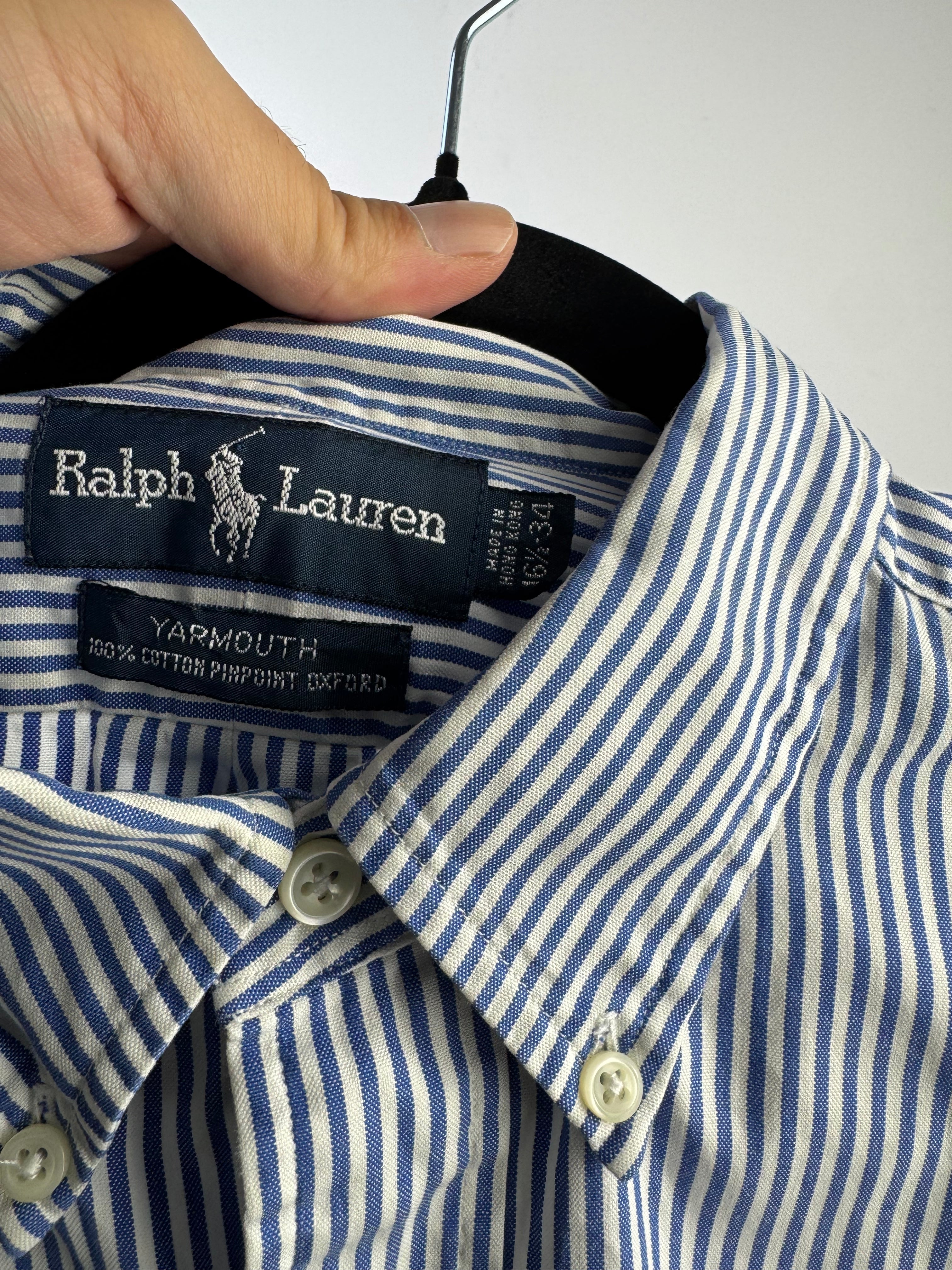 Camicia Ralph Lauren a riga blu - L Yarmouth