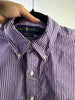 Camicia Ralph Lauren a riga viola e bianca - L