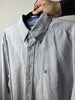 Camicia Tommy Hilfiger a riga azzurra - L