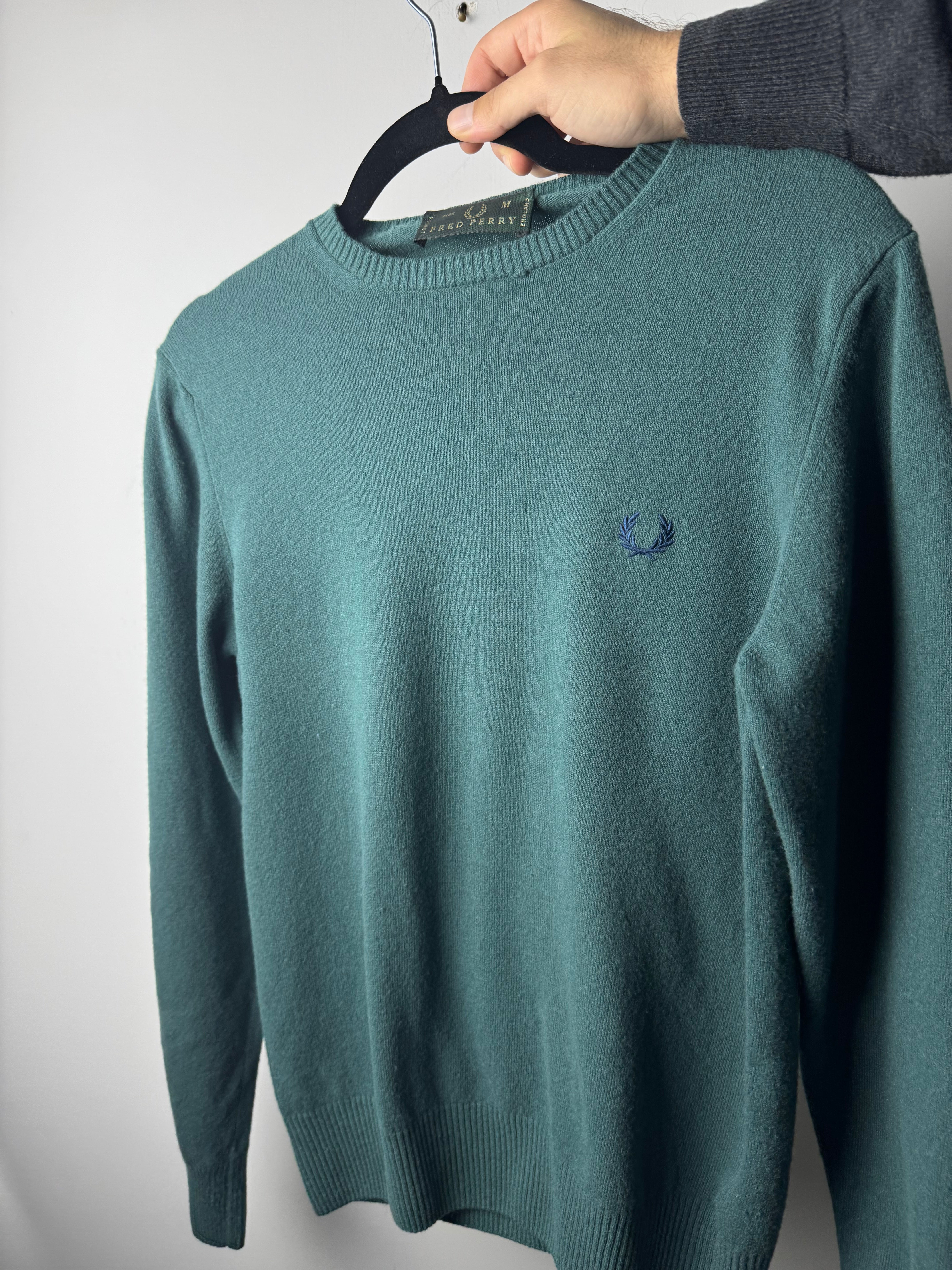 Maglione Fred Perry Verde scuro - M