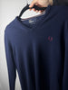 Maglione scollo a V Fred Perry Blu - S